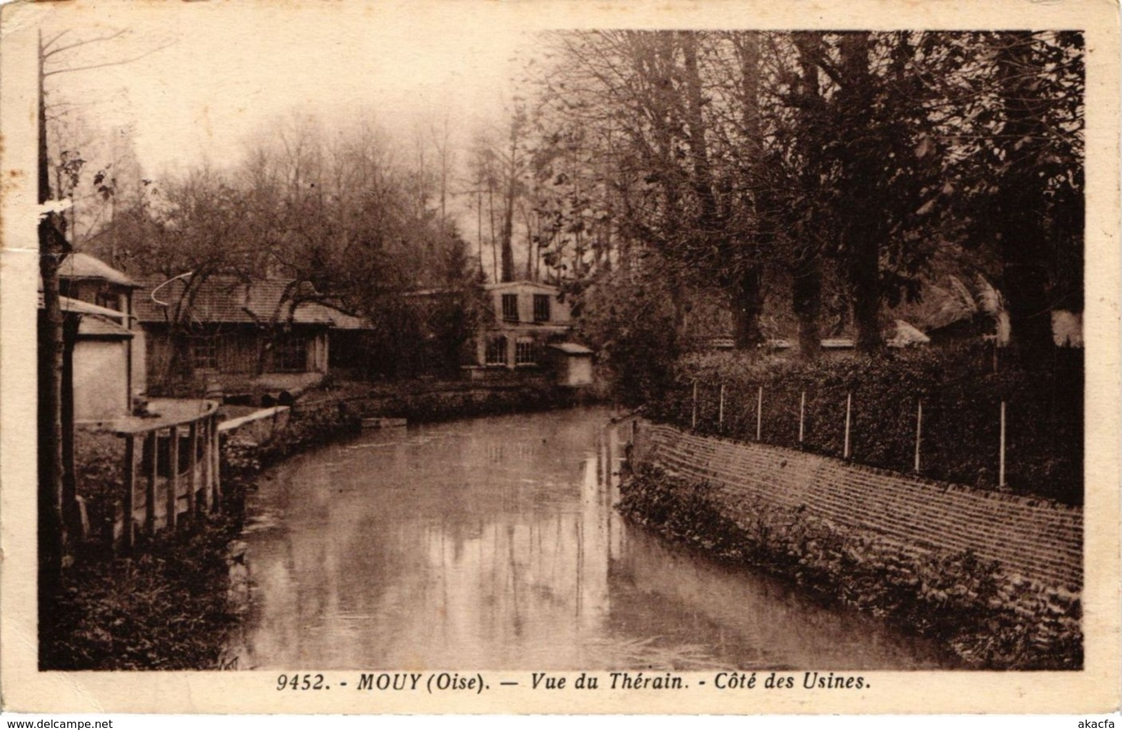 CPA MOUY - Vue du THERAIN - Cote des Usines (291107)