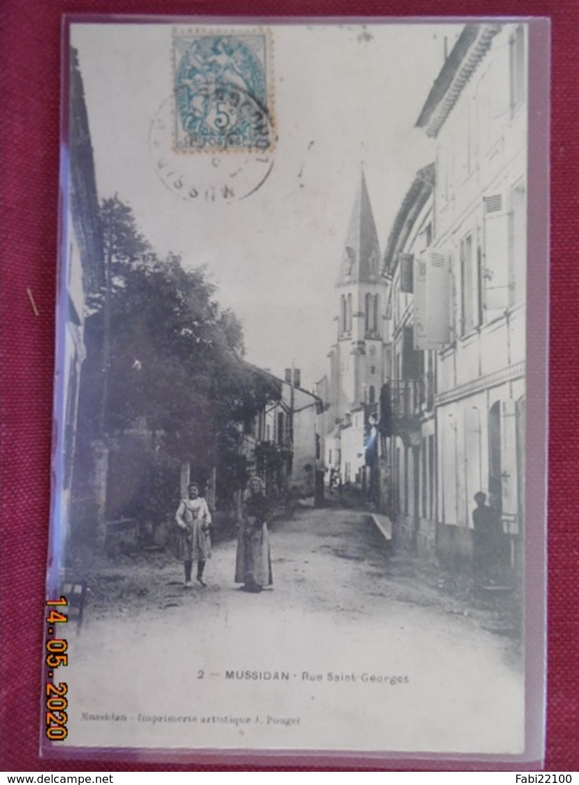 CPA - Mussidan - Rue Saint-Georges