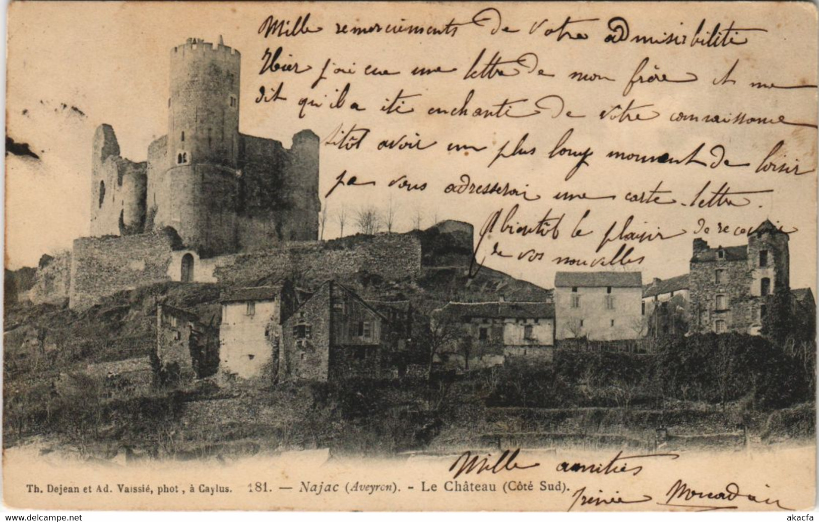 CPA NAJAC - Le Chateau (133479)