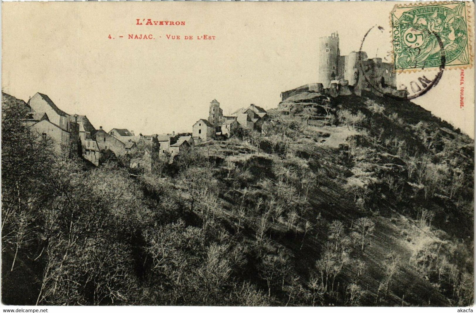 CPA Najac - Vue de L'Est (113241)