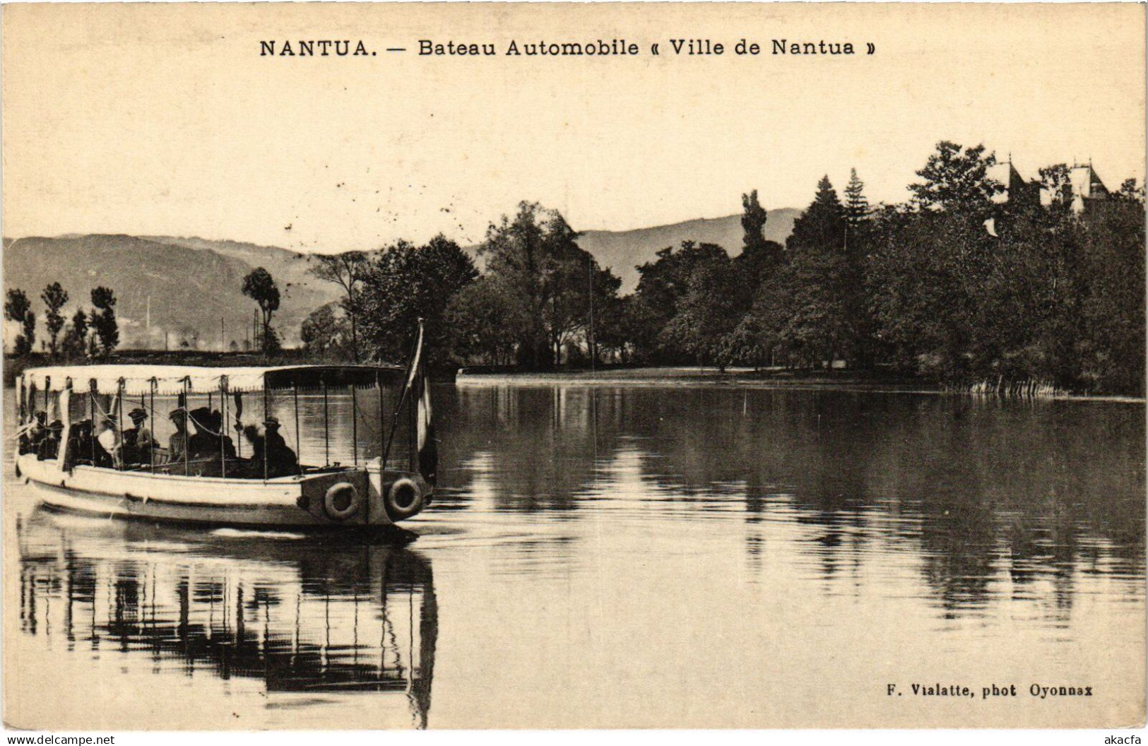 CPA Nantua Bateau automobile Ville de Nantua (1344148)