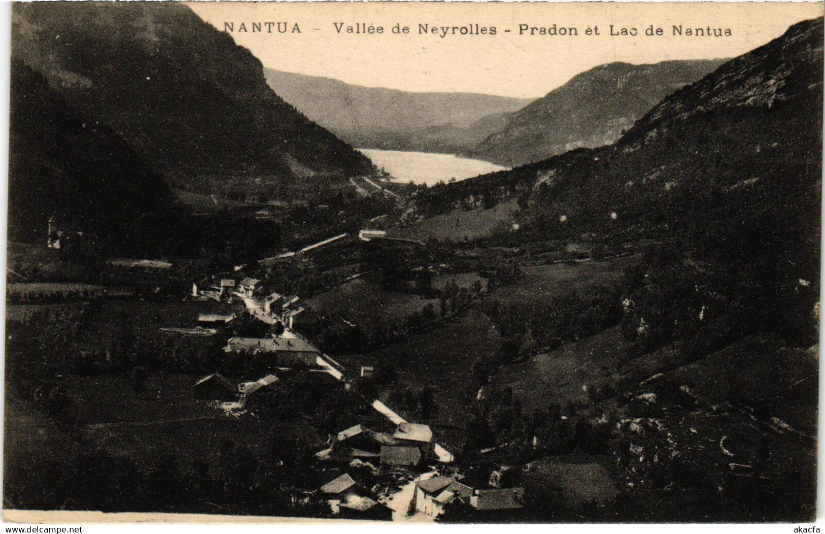 CPA Nantua Pradon et Lac de Nantua (1344129)