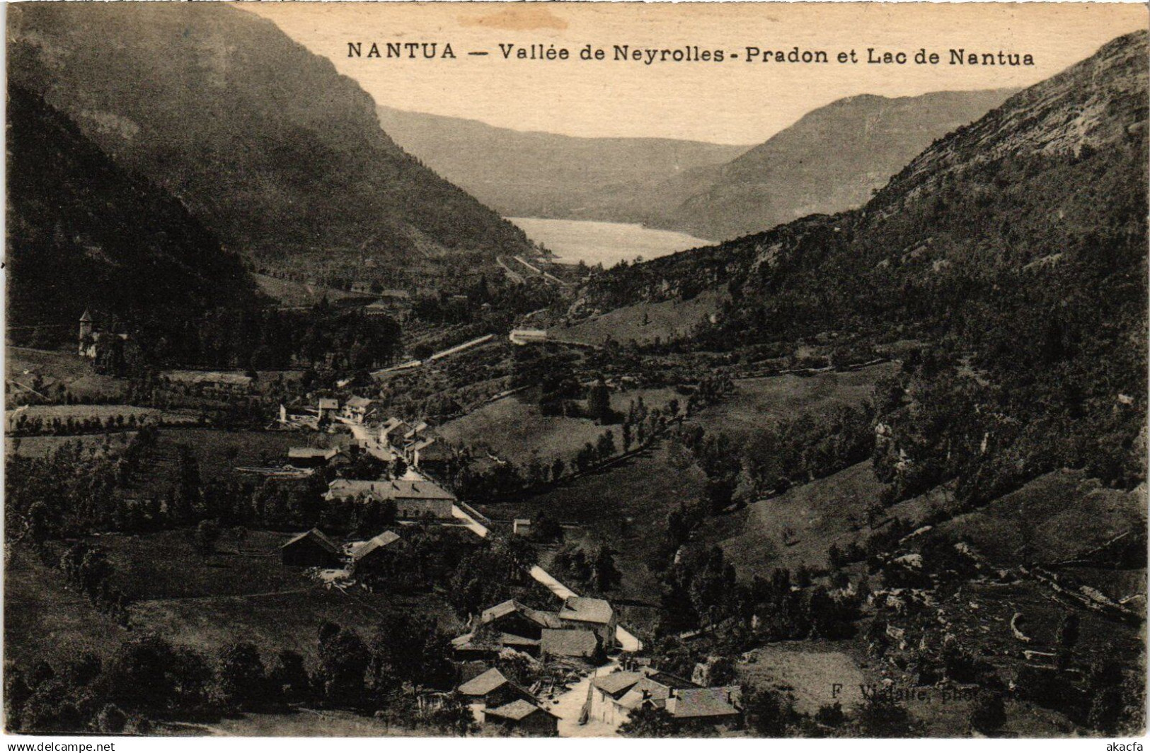 CPA Nantua Pradon et Lac de Nantua (1344131)