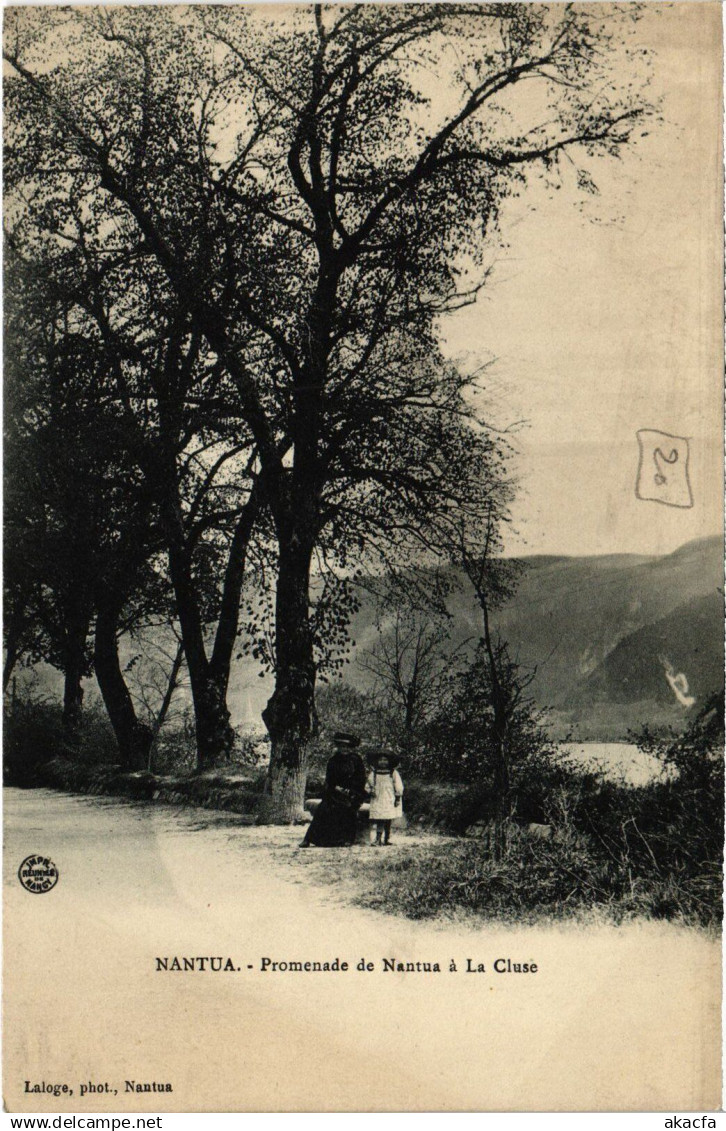 CPA Nantua Promenade de Nantua a La Cluse (1344244)