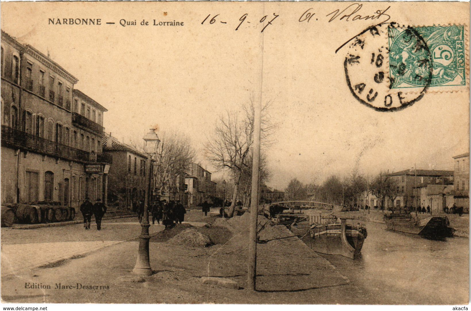 CPA NARBONNE - Quai de Lorraine (112902)