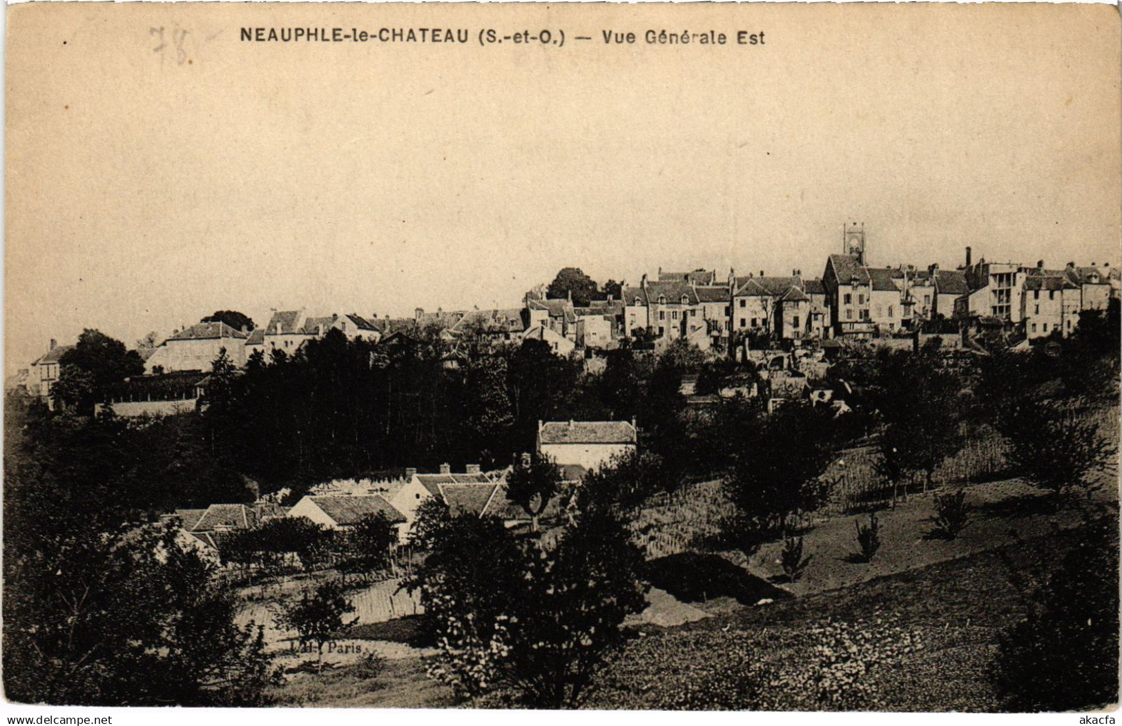 CPA Neauphle le Chateau vue generale (1423293)