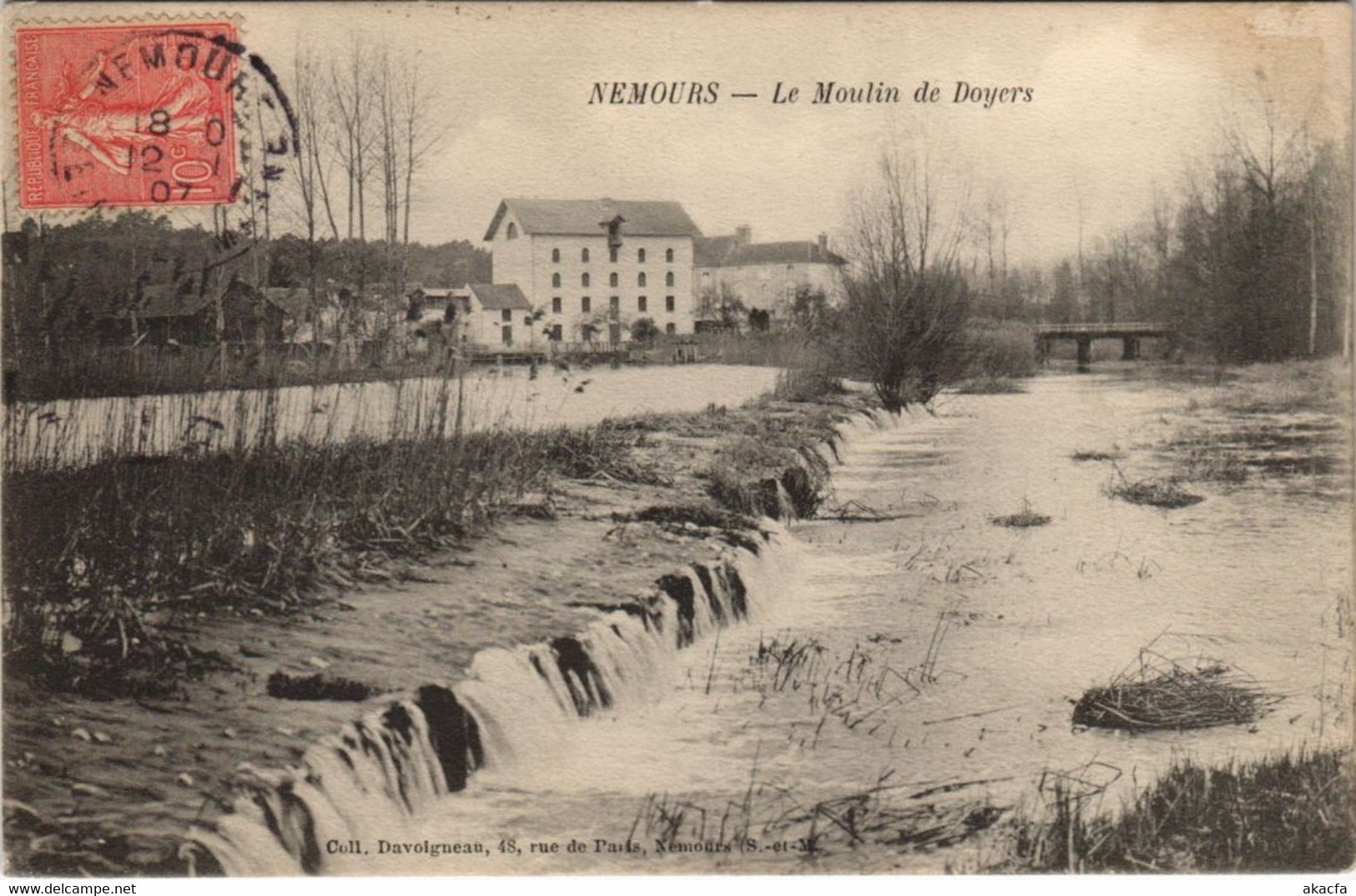 CPA NEMOURS - Le Moulin de Doyers (120435)