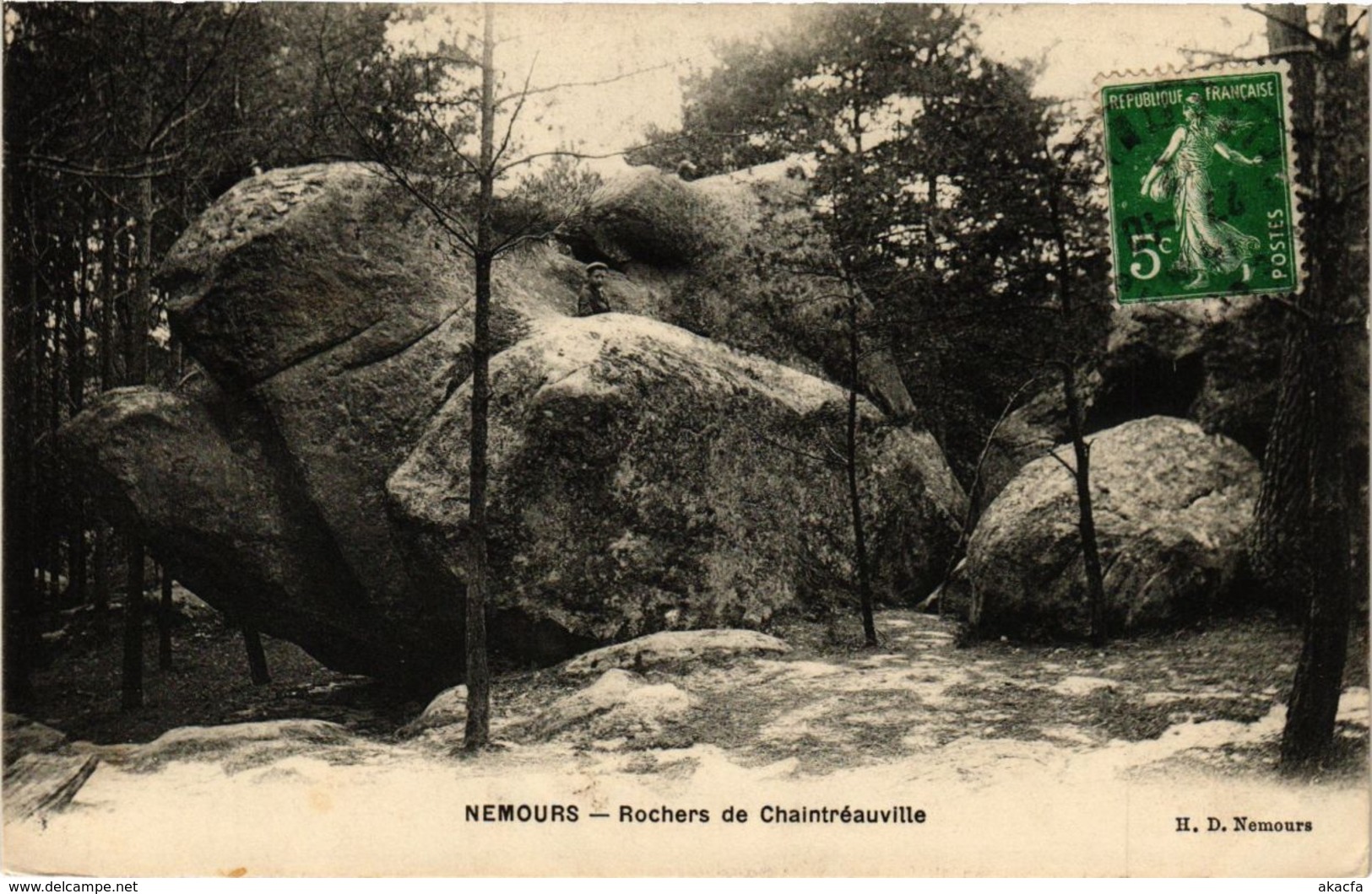 CPA NEMOURS - Rochers de Chaintreauville (249728)