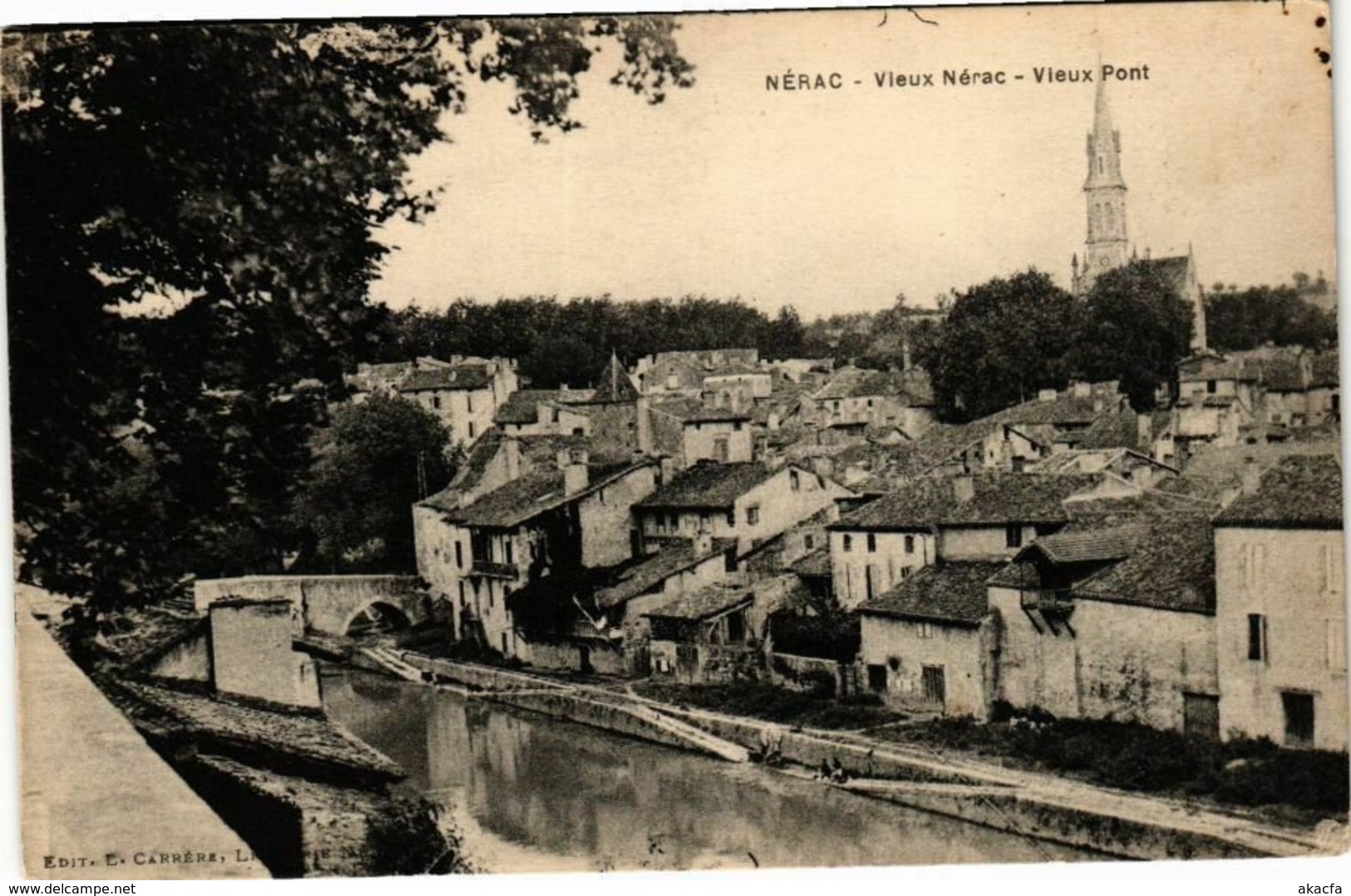 CPA NÉRAC-Vieux NÉRAC-Vieux Pont (264089)