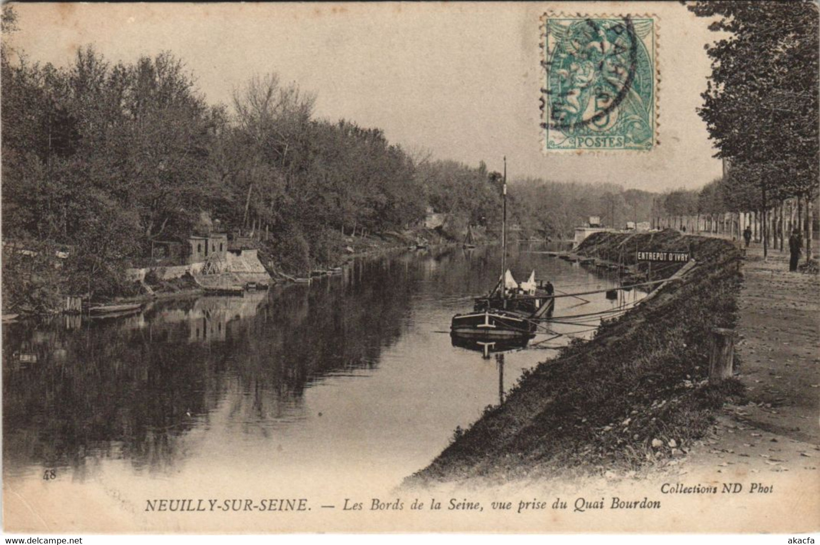 CPA NEUILLY-sur-SEINE Les Bords (806800)