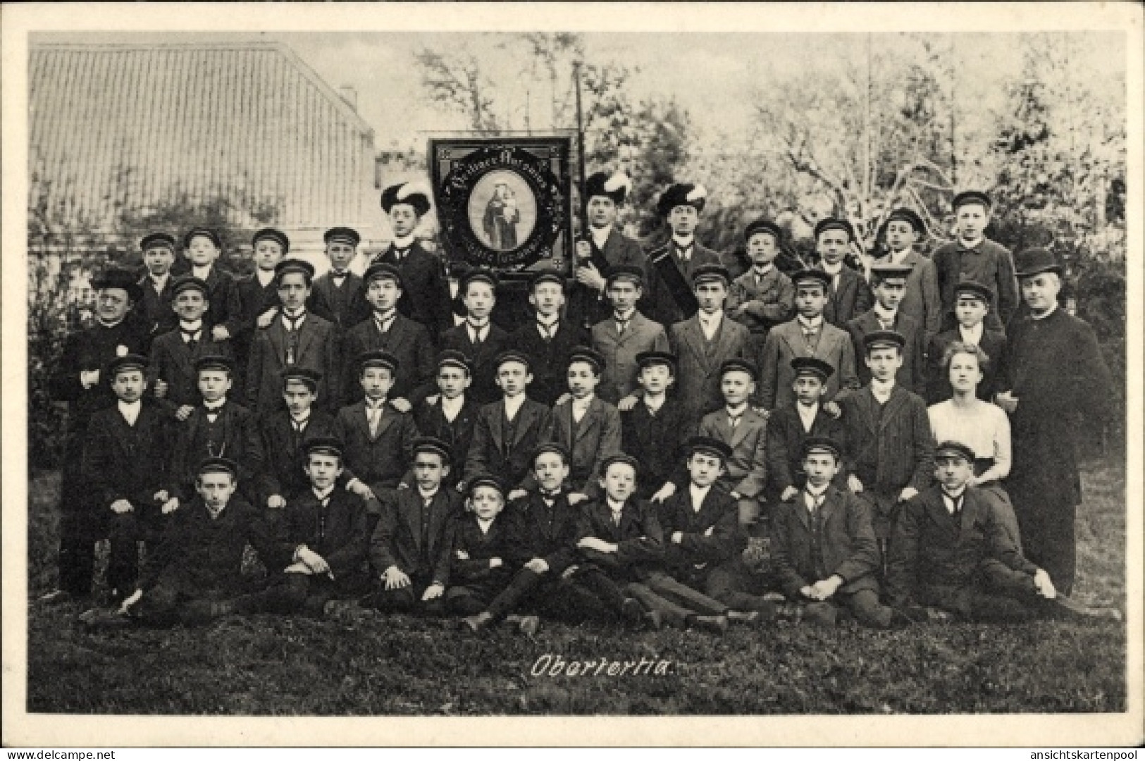 CPA Neunkirchen Seelscheid im Rhein Sieg Kreis, Gruppenportrait, Obertertia