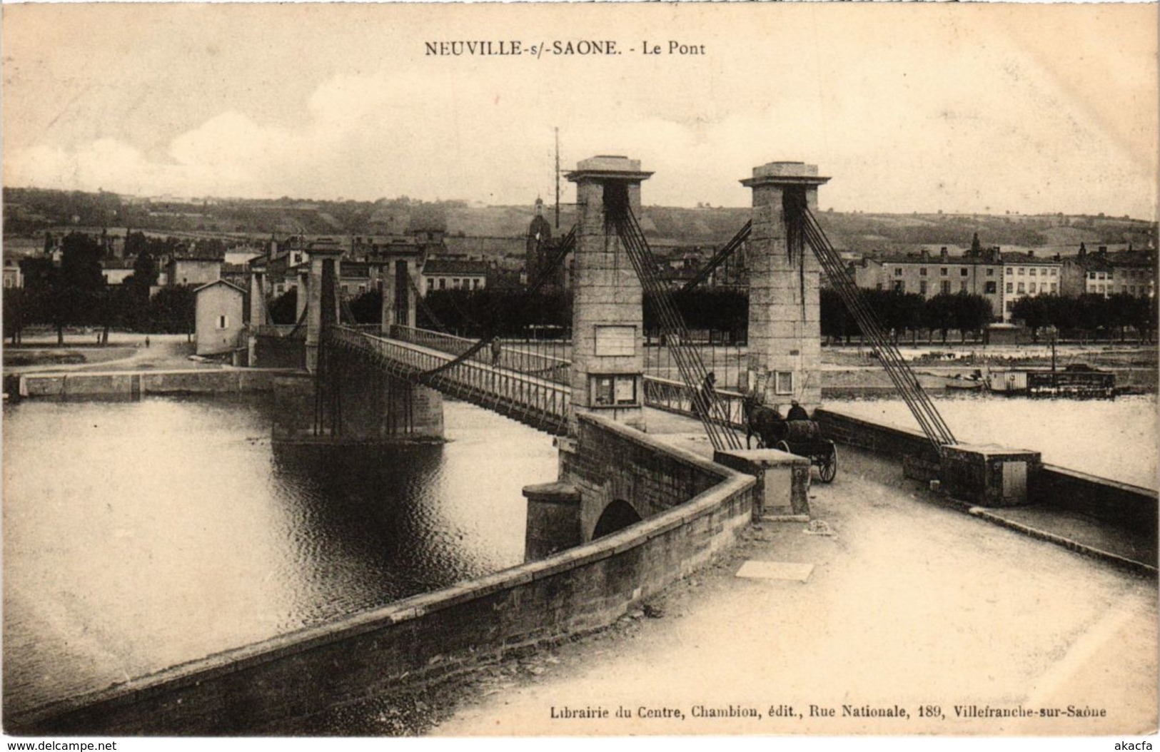 CPA Neuville-sur-Saone - Le Pont (1036342)