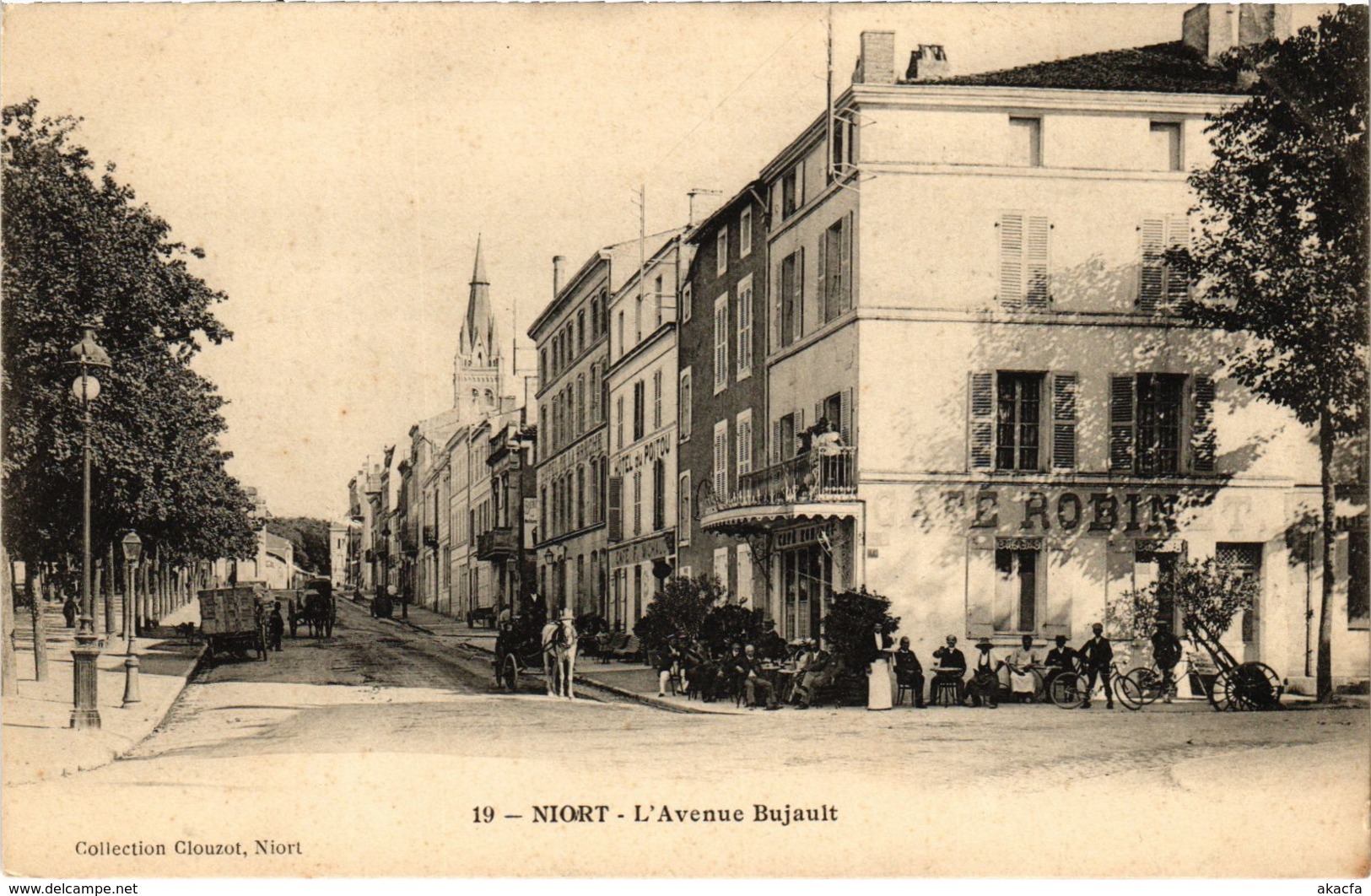 CPA NIORT - L'Avenue Bujault (89487)