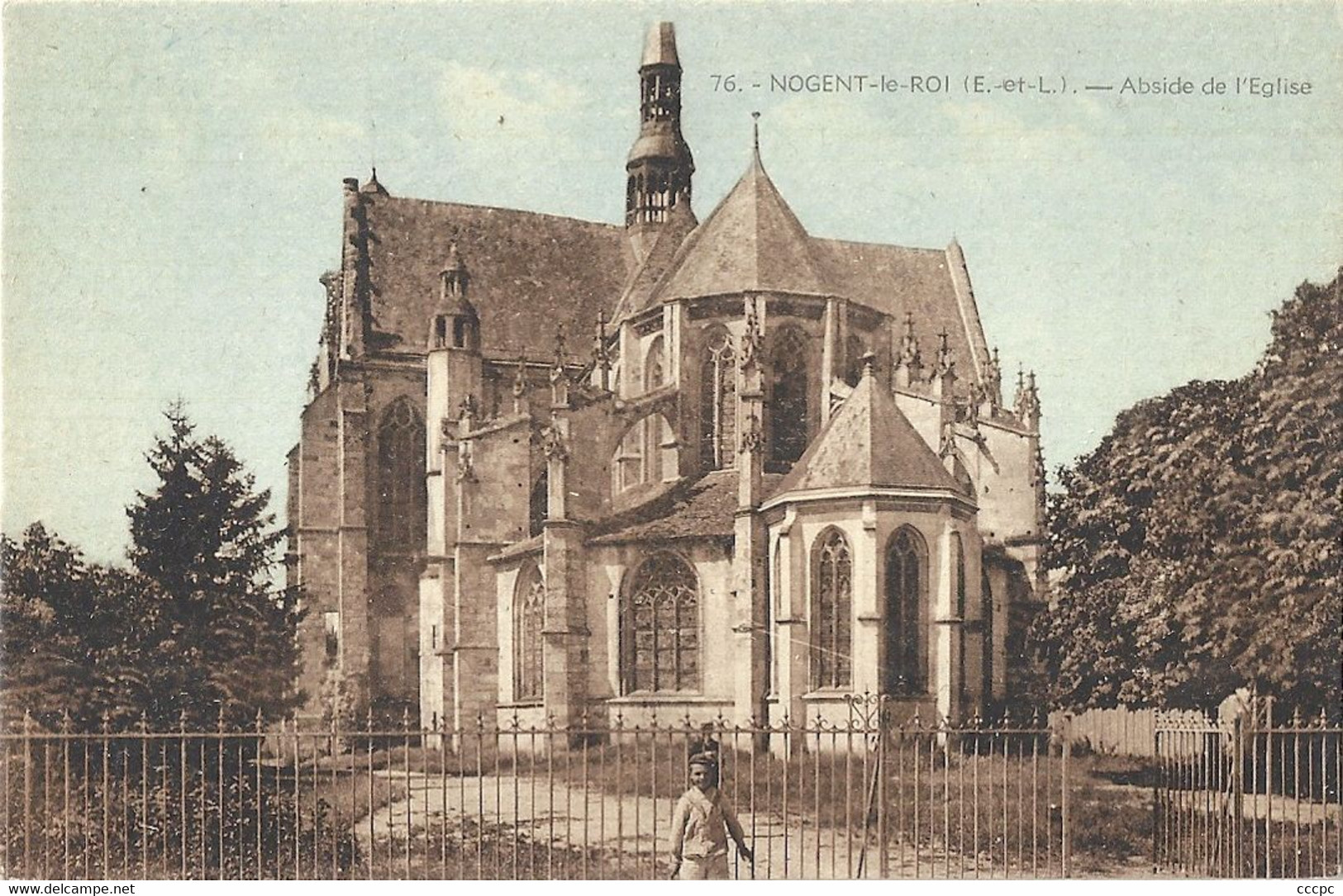 CPA Nogent-le-Roi Abside de l'Eglise