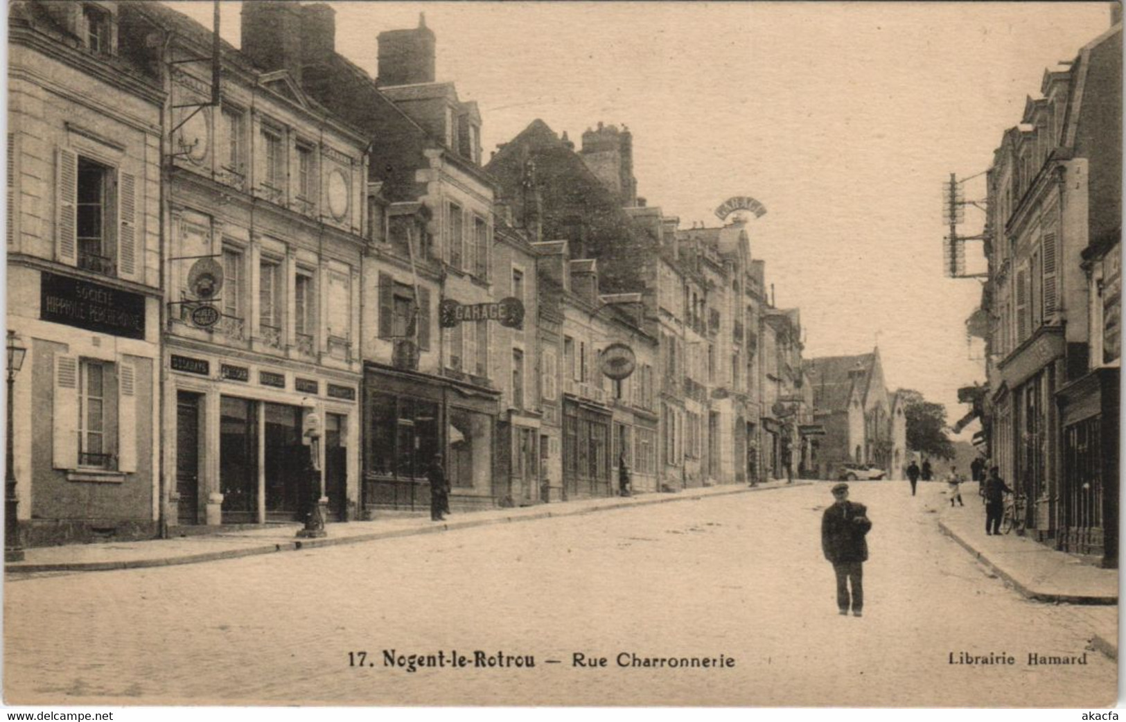 CPA NOGENT-le-ROTROU - Rue Charronnerie (131553)