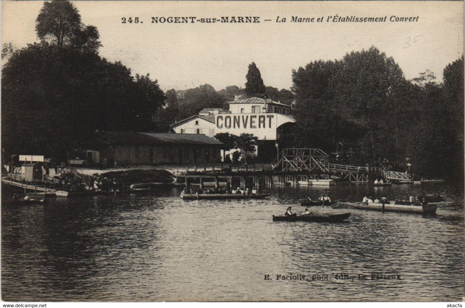 CPA NOGENT-sur-MARNE La Marne (806891)