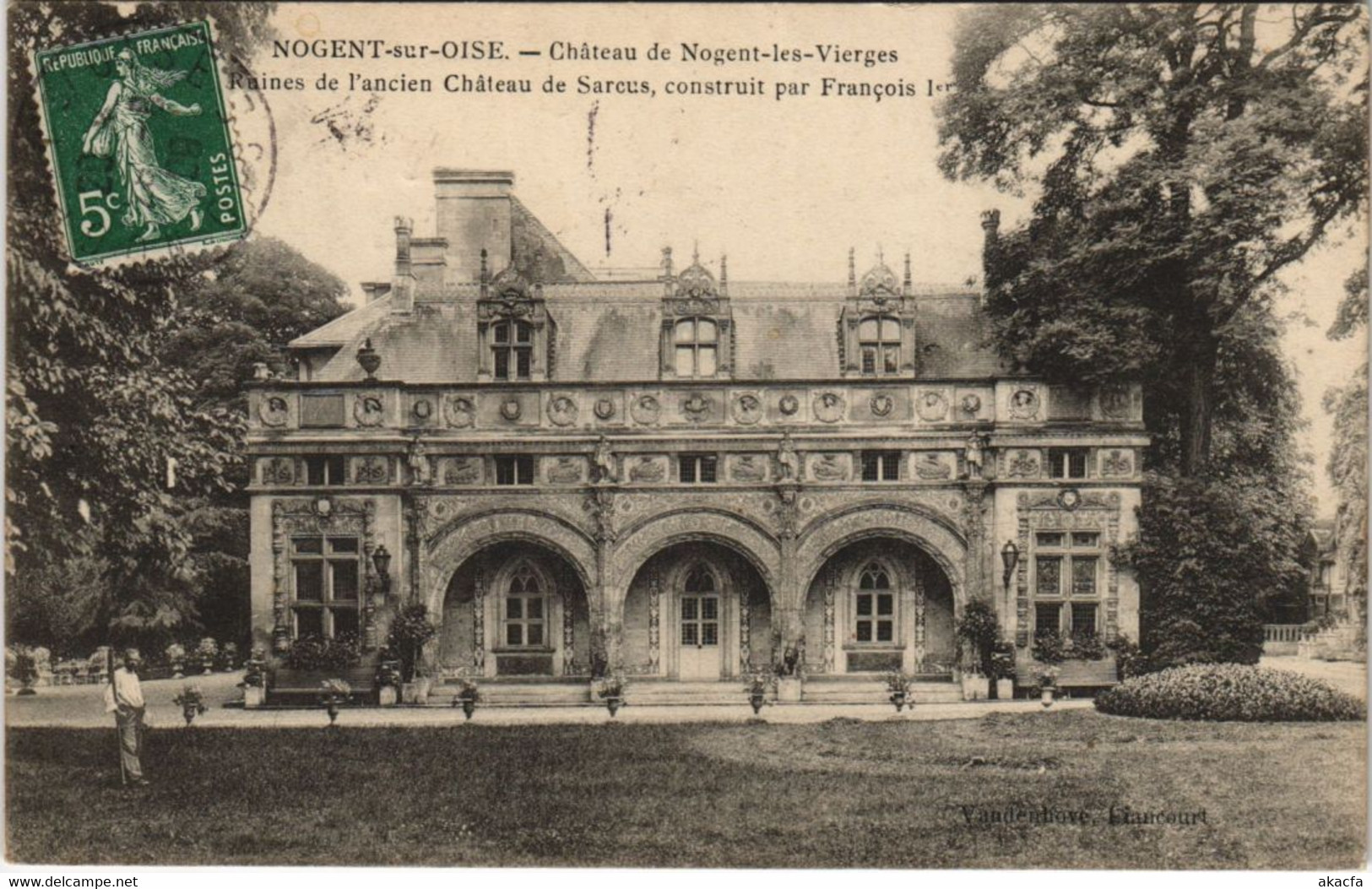 CPA NOGENT-sur-OISE - Chateau de NOGENT-les-Vierges Raines de l'ancien (130731)