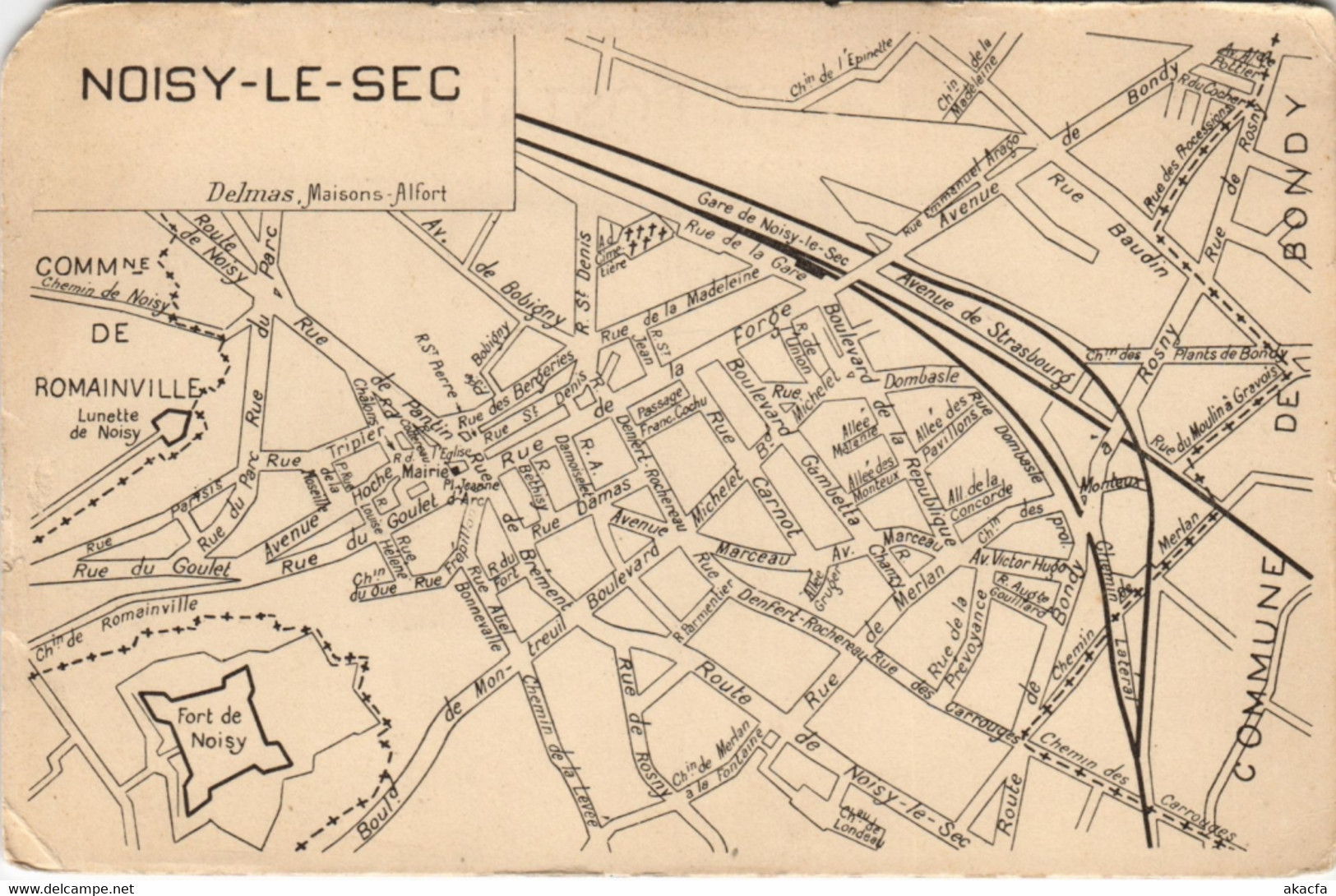 CPA NOISY-le-SEC - Delmas Maisons-Alfort (124135)