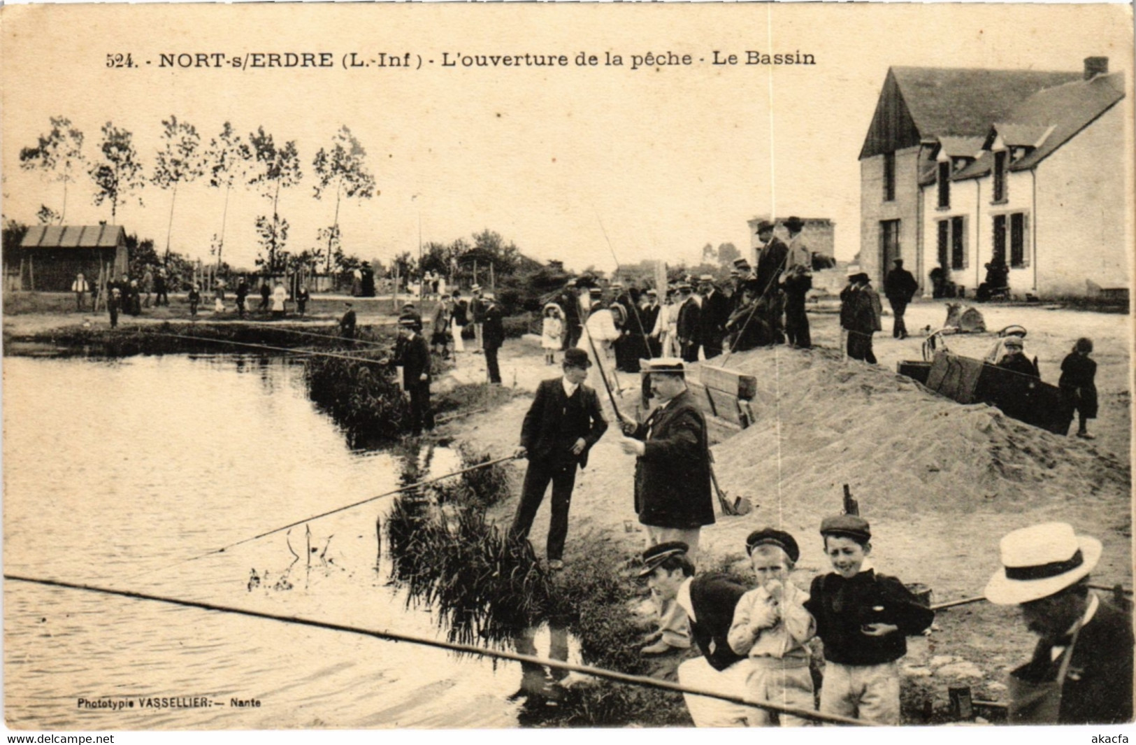 CPA NORT-sur-ERDRE Ouverture de la Peche Le Bassin (73113)