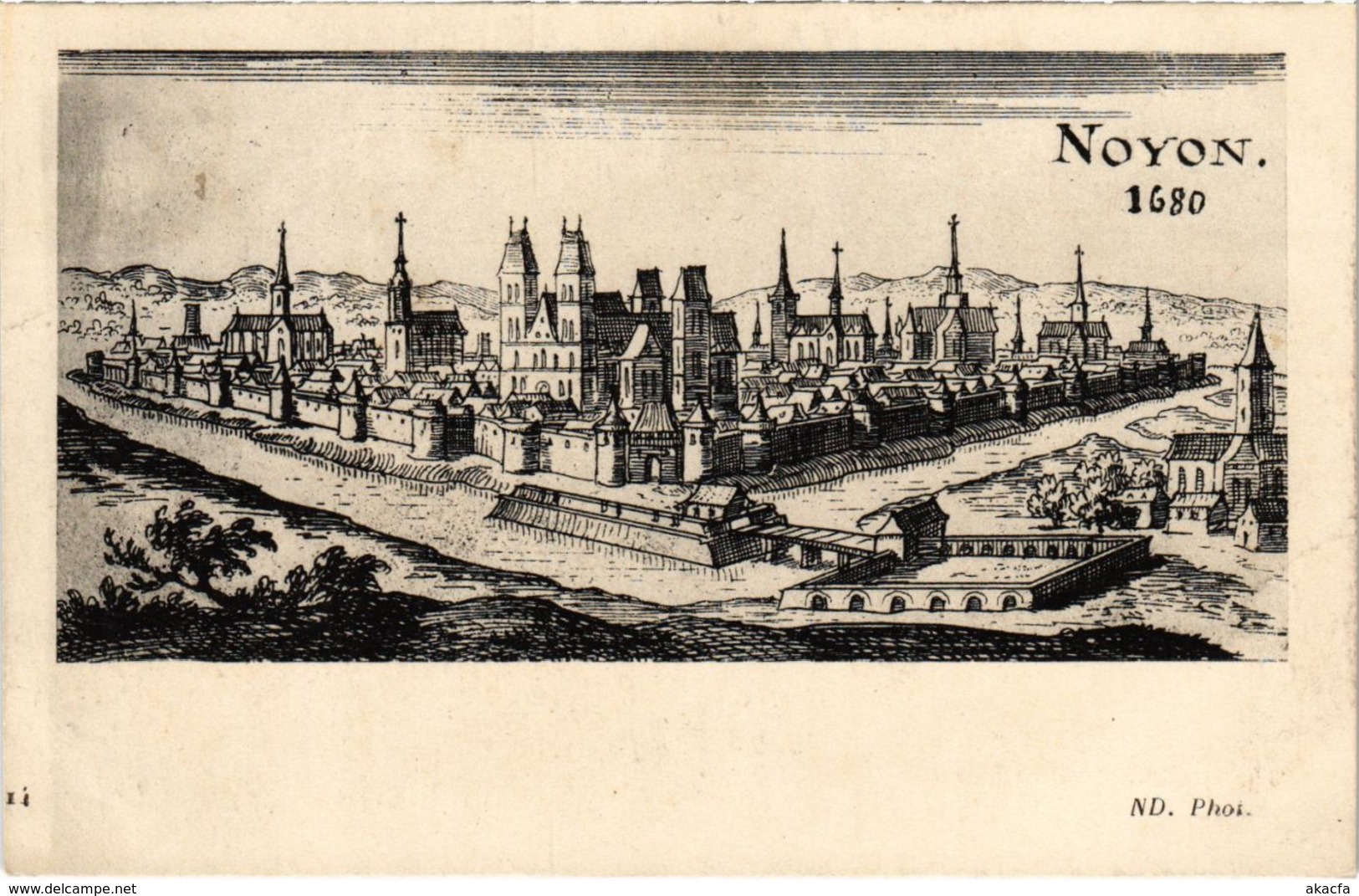 CPA Noyon - Noyon in 1680 (1032357)