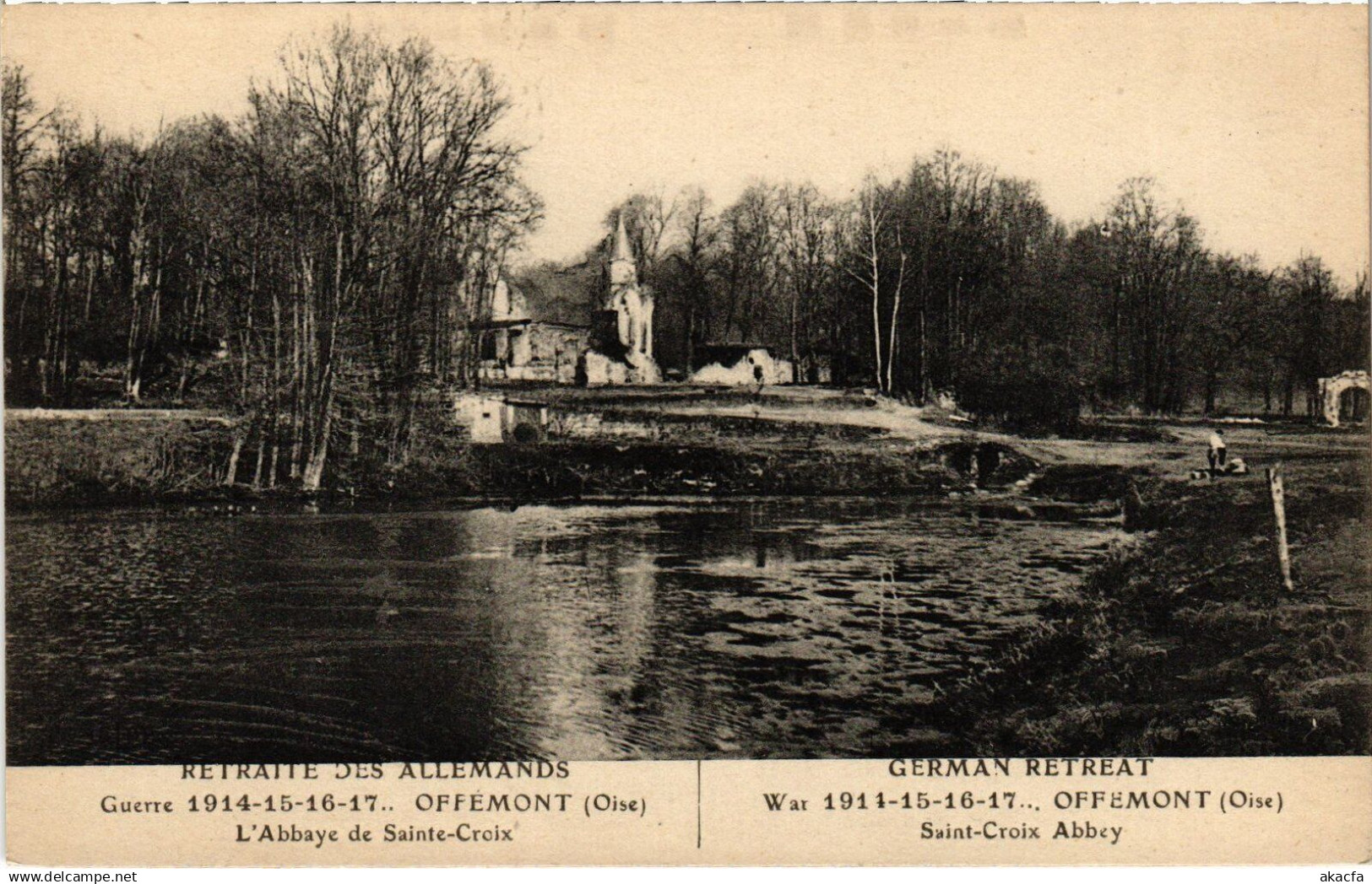 CPA Offemont Abbaye de Ste-Croix Guerre (1187449)