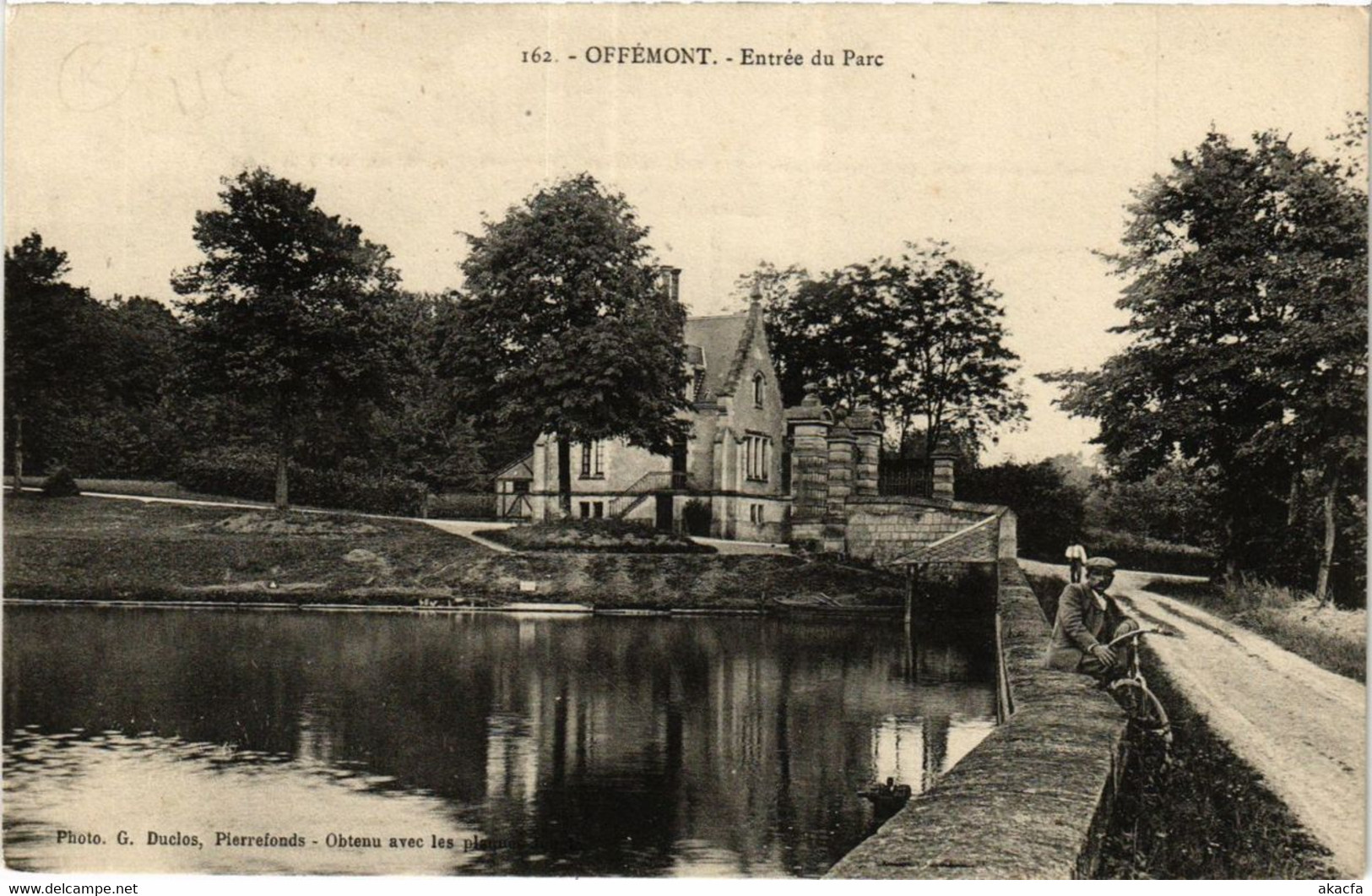 CPA OFFEMONT Entrée du Parc (377347)