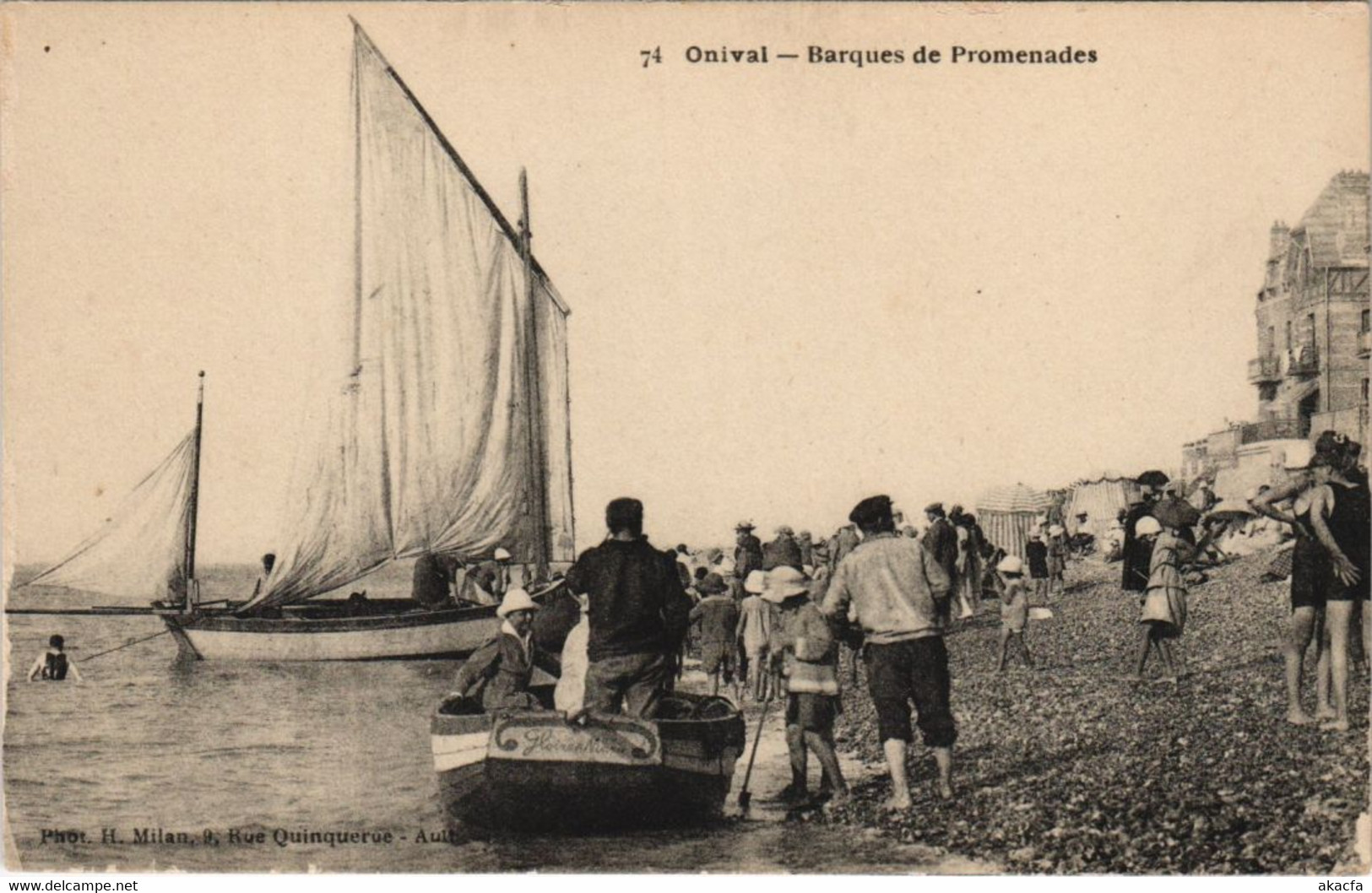 CPA ONIVAL - Barques de Promenades (121391)