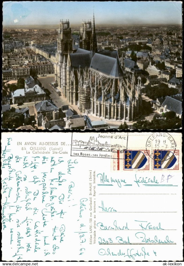 CPA Orleans Orléans La Cathédrale Ste-Croix Kathedrale 1964