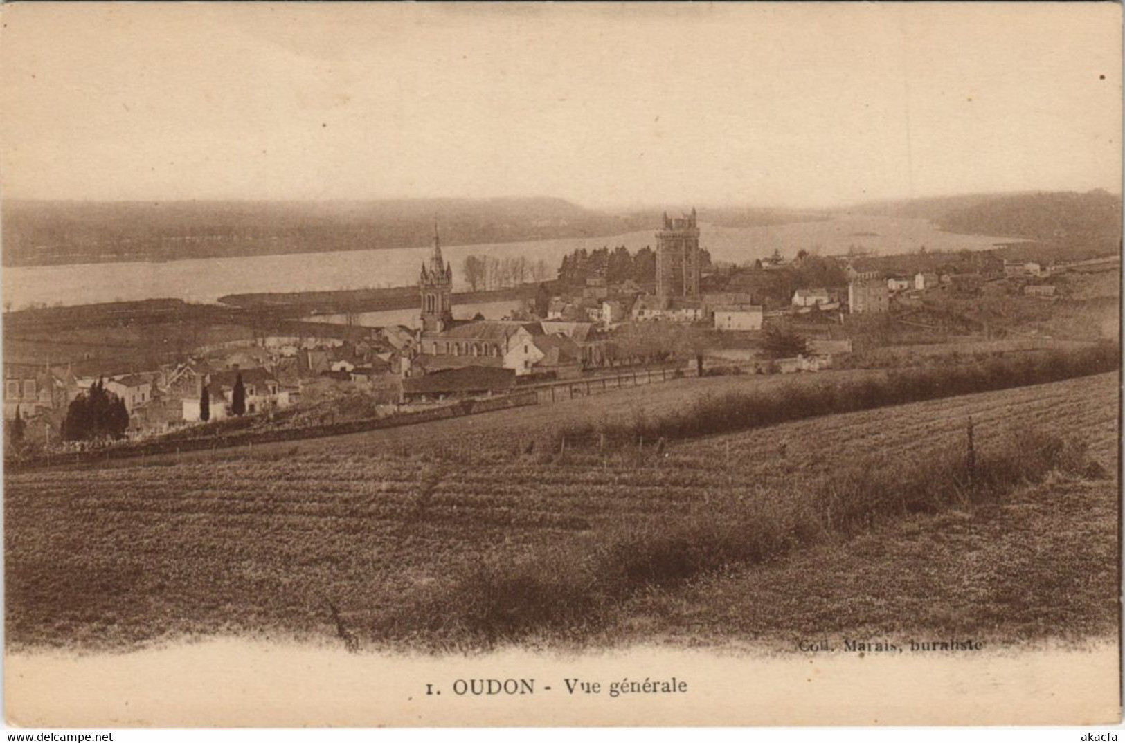 CPA OUDON Vue générale (150641)