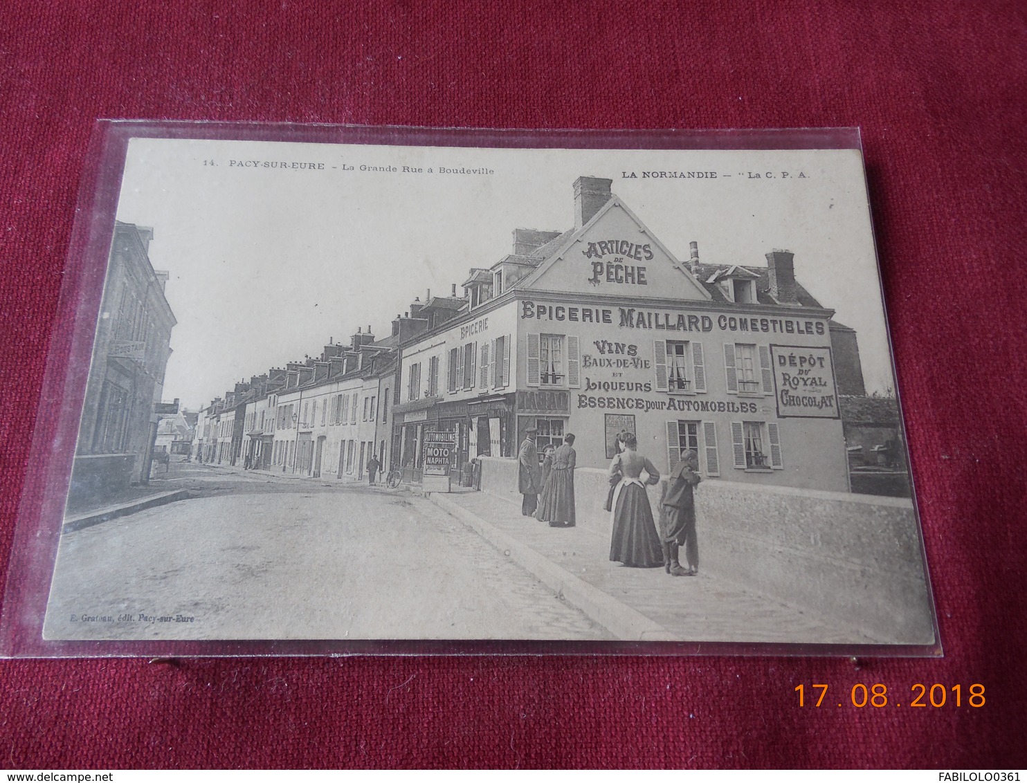 CPA - Pacy-sur-Eure - La Grande Rue à Boudeville