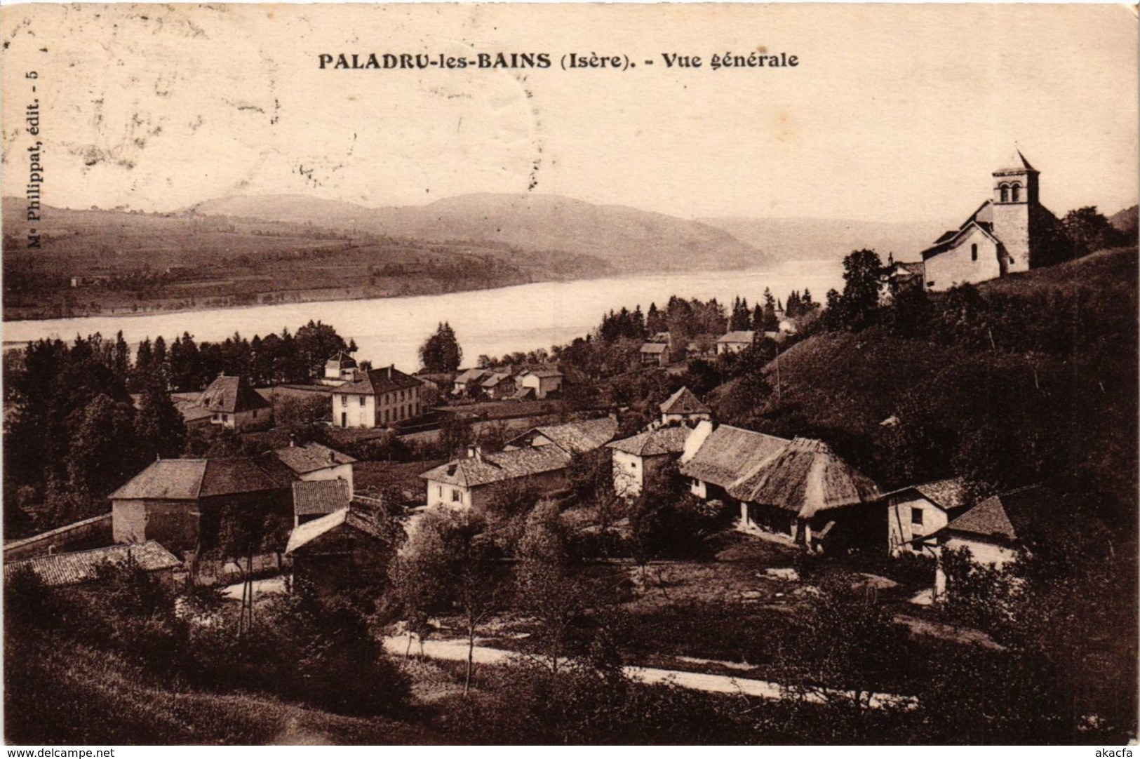 CPA Paladru-les-Bains - Vue Generale FRANCE (961851)