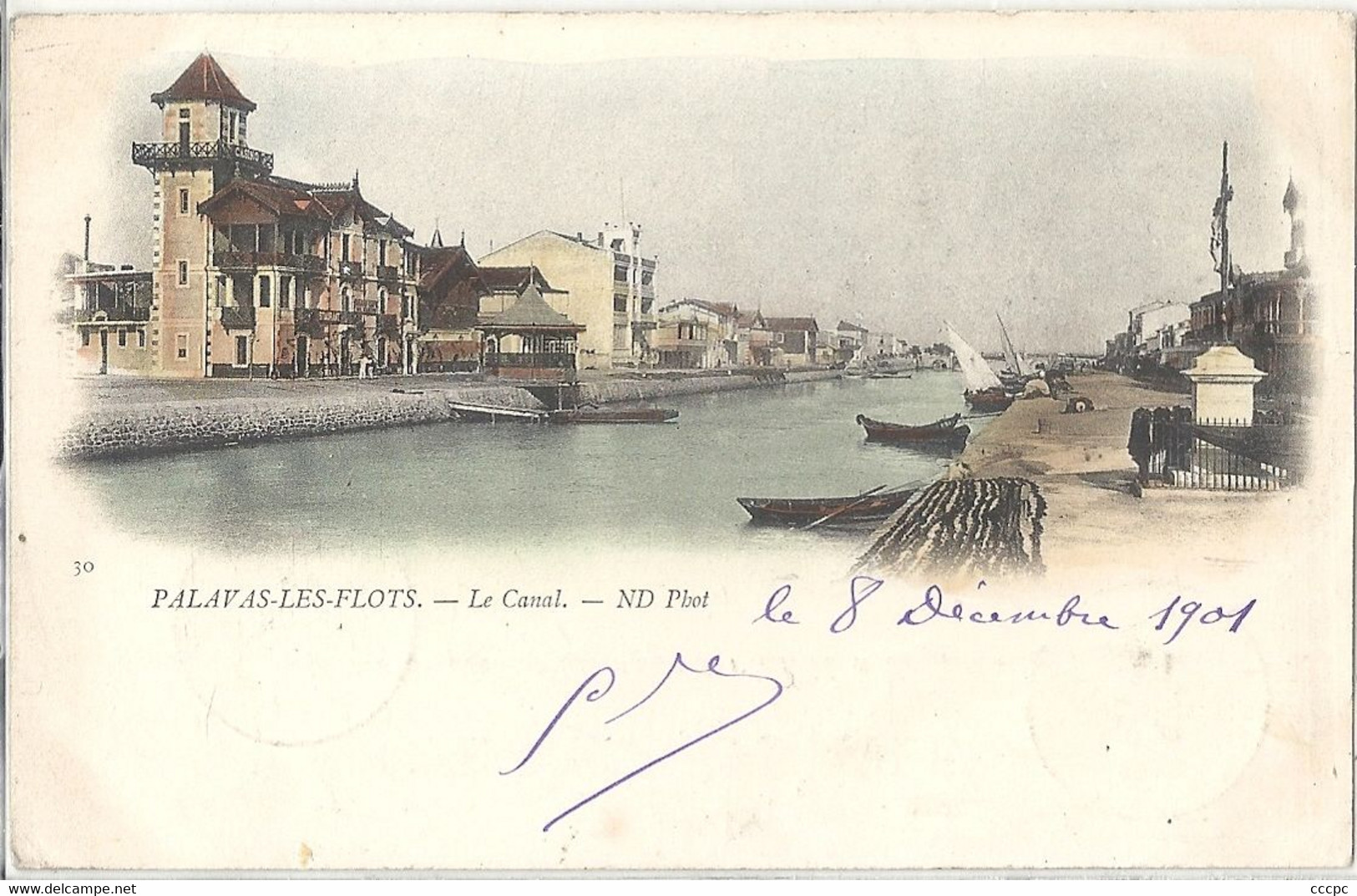 CPA Palavas les Flots Le Canal