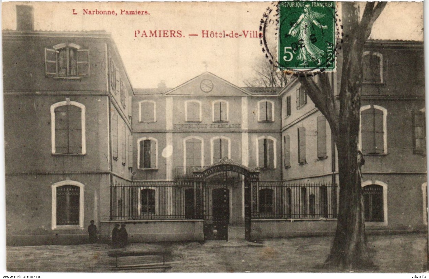 CPA Pamiers- Hotel de Ville FRANCE (1040365)