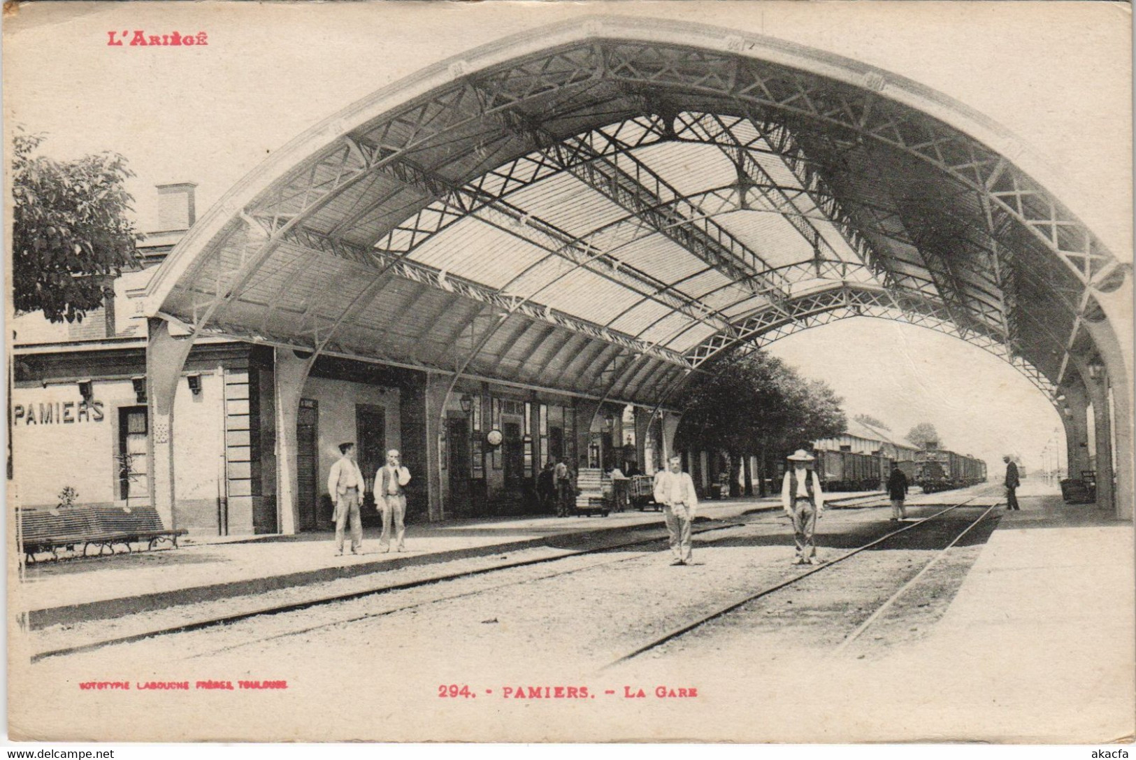 CPA PAMIERS La Gare (804549)