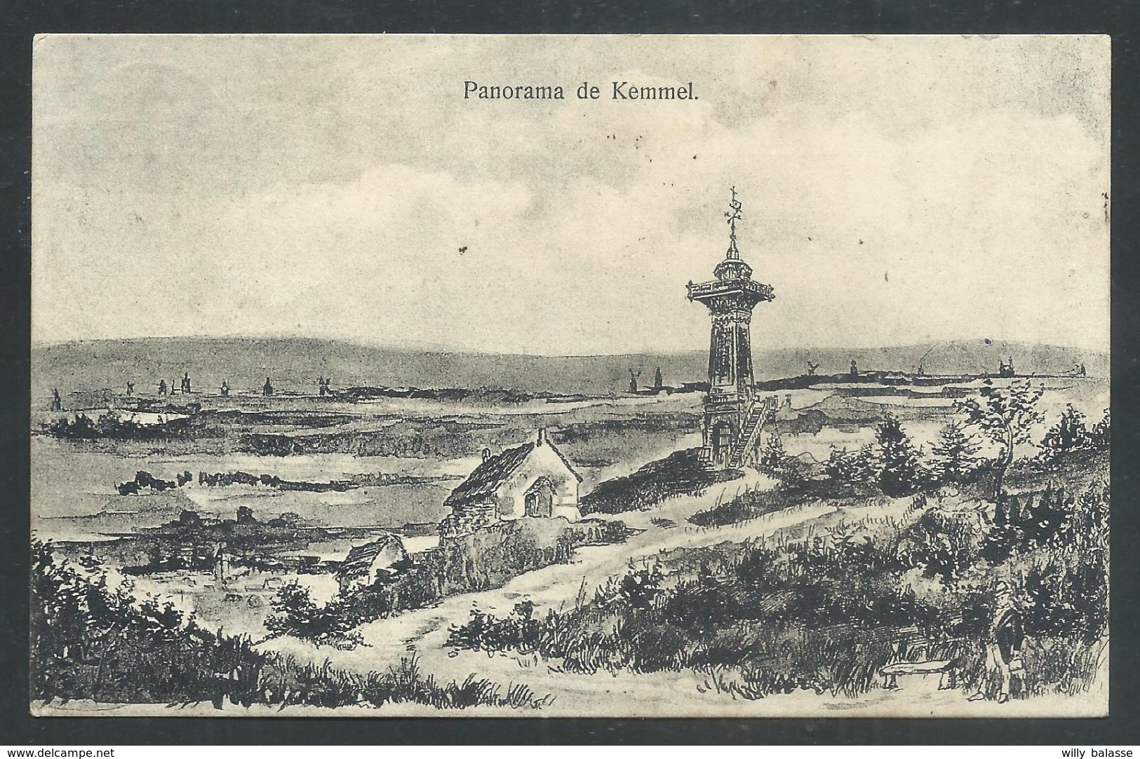 +++ CPA - Panorama de KEMMEL - Heuvelland - Cachet Relais  //