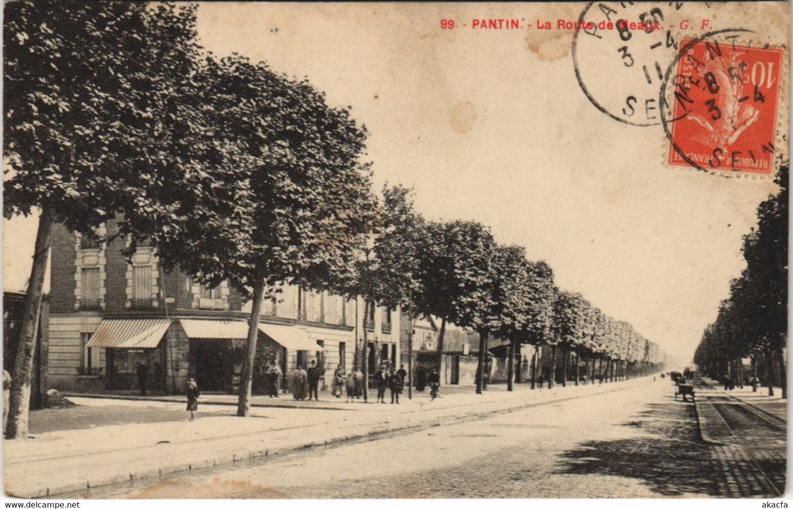 CPA PANTIN - La Route de Neaut (124129)