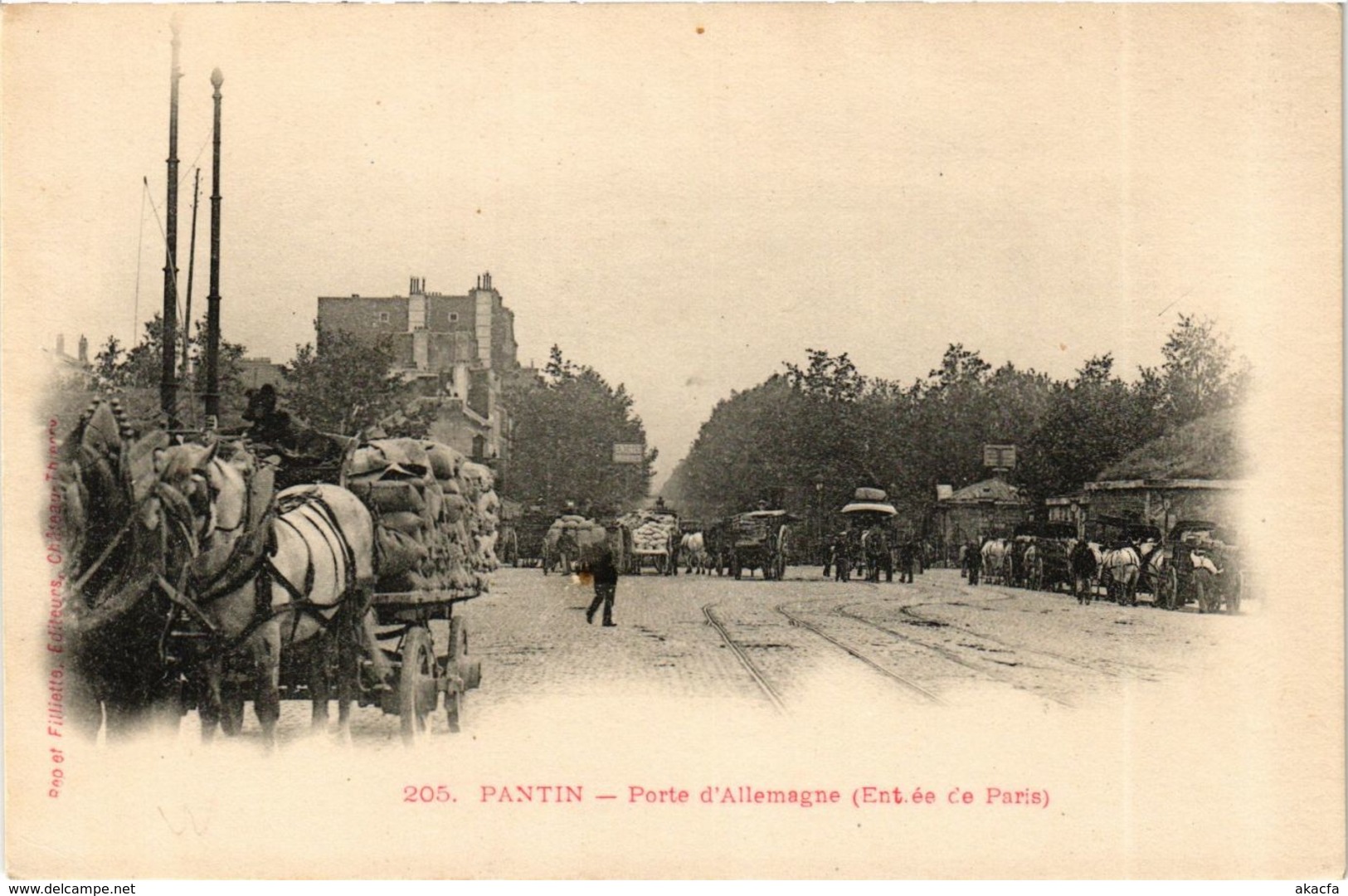 CPA PANTIN Porte d'Allemagne Entrée de Paris (869297)