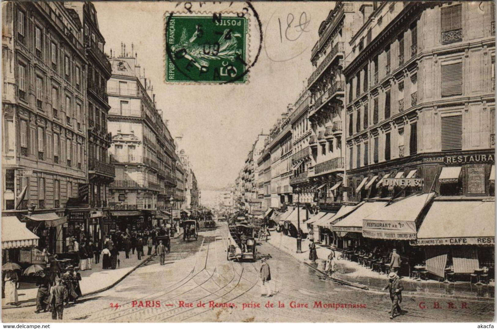 CPA Paris 14e - 14. Rue de Reanes, prise de la Gare Montparnass (56336)