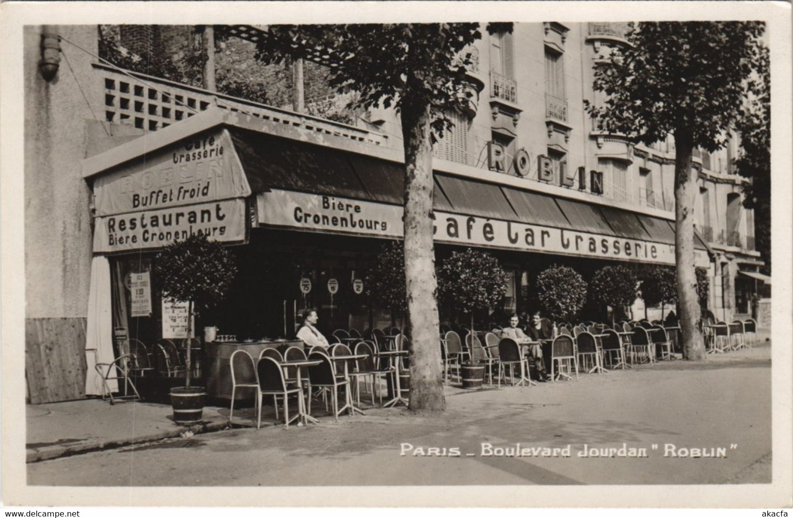 CPA PARIS 14e - Boulevard jourdan ROBLIN (142371)