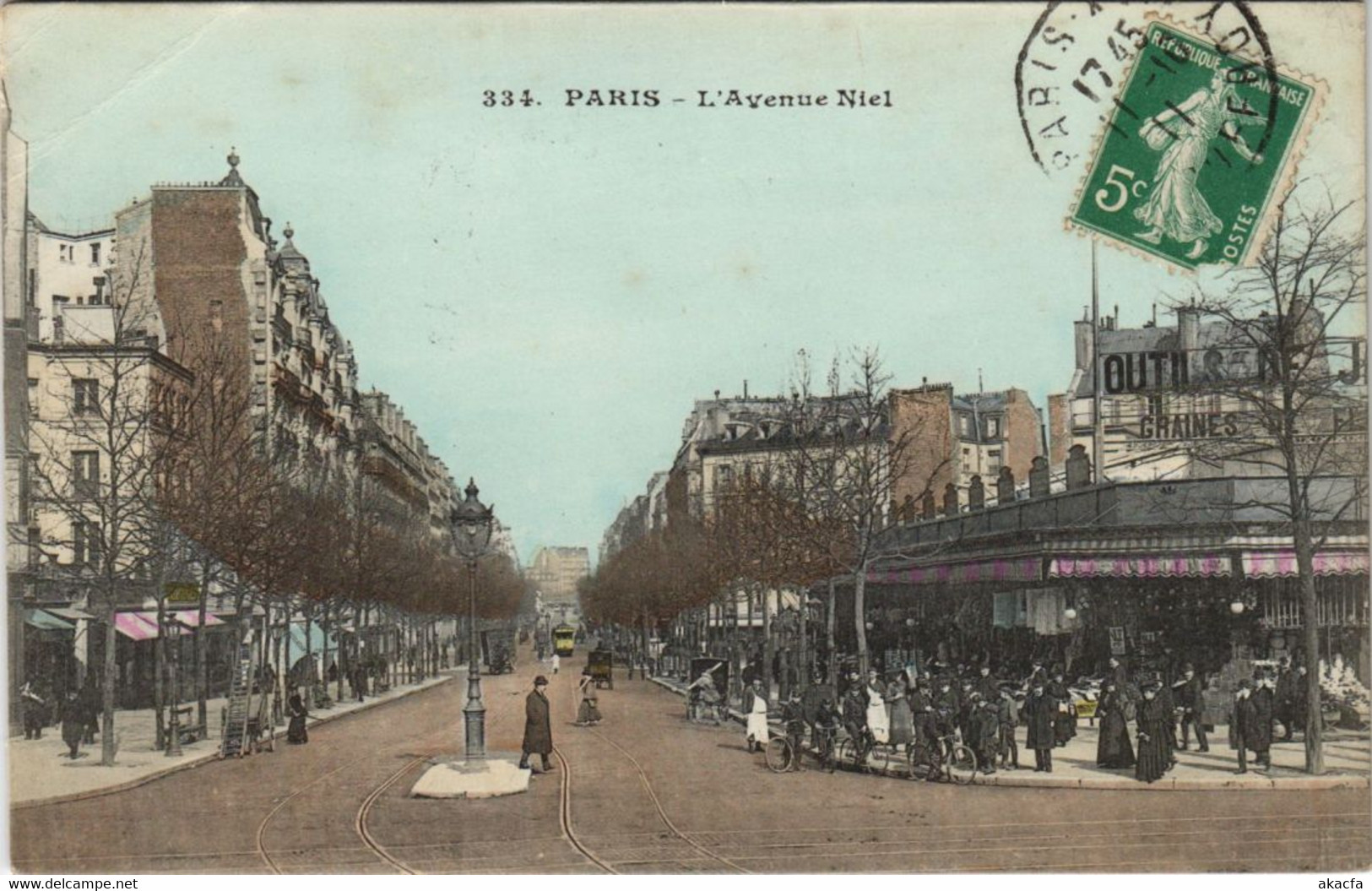 CPA Paris 17e - L'Avenue Niel (52132)