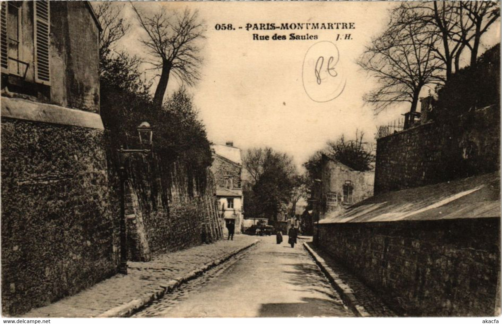 CPA Paris 18e - Rue des Saules (74280)