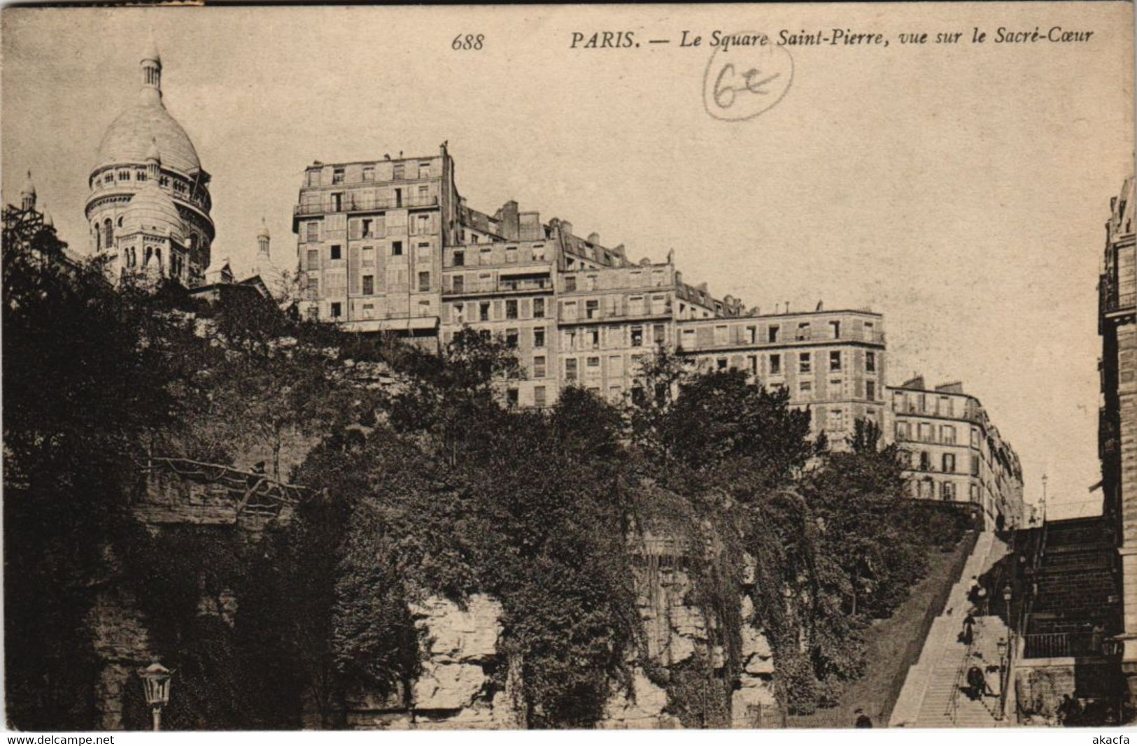 CPA Paris 18e - Sacré-Coeur (59456)