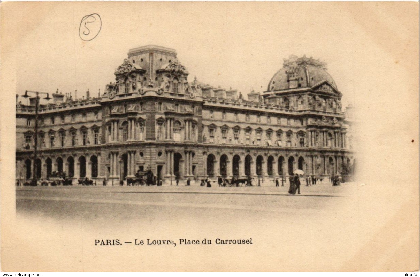 CPA PARIS (1e) - Le Louvre , Place Carrouset (218540)