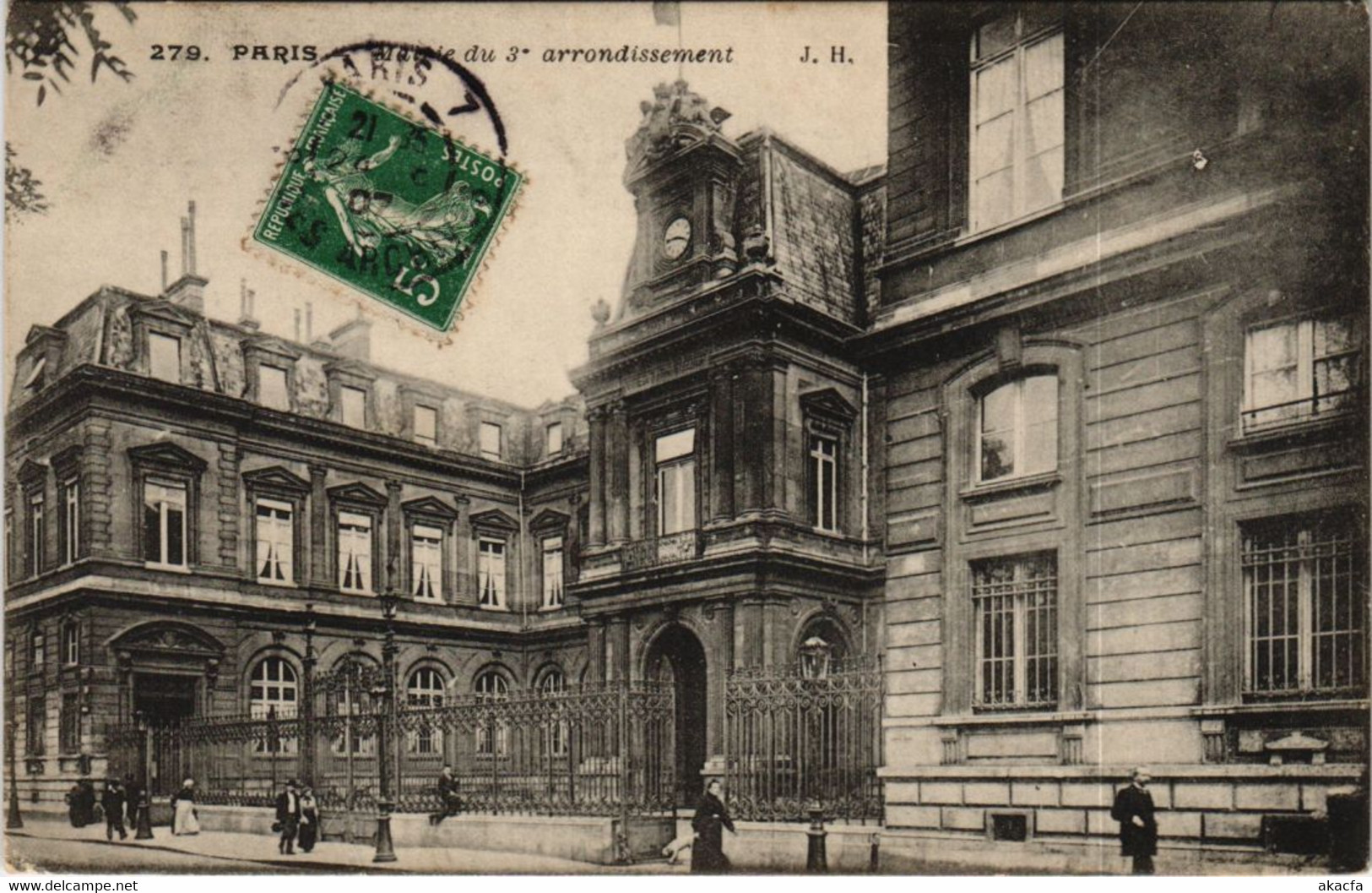 CPA Paris 3e - Mairie du 3e arrondissement (54850)