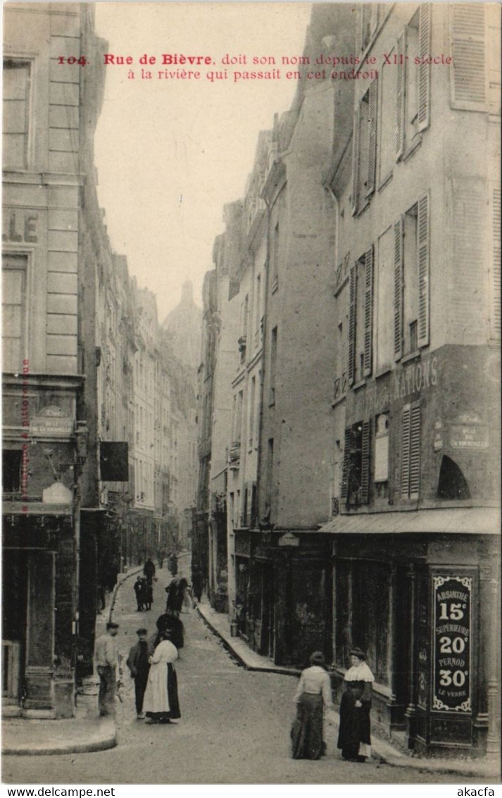 CPA PARIS 5e - Rue de Bievre (64835)