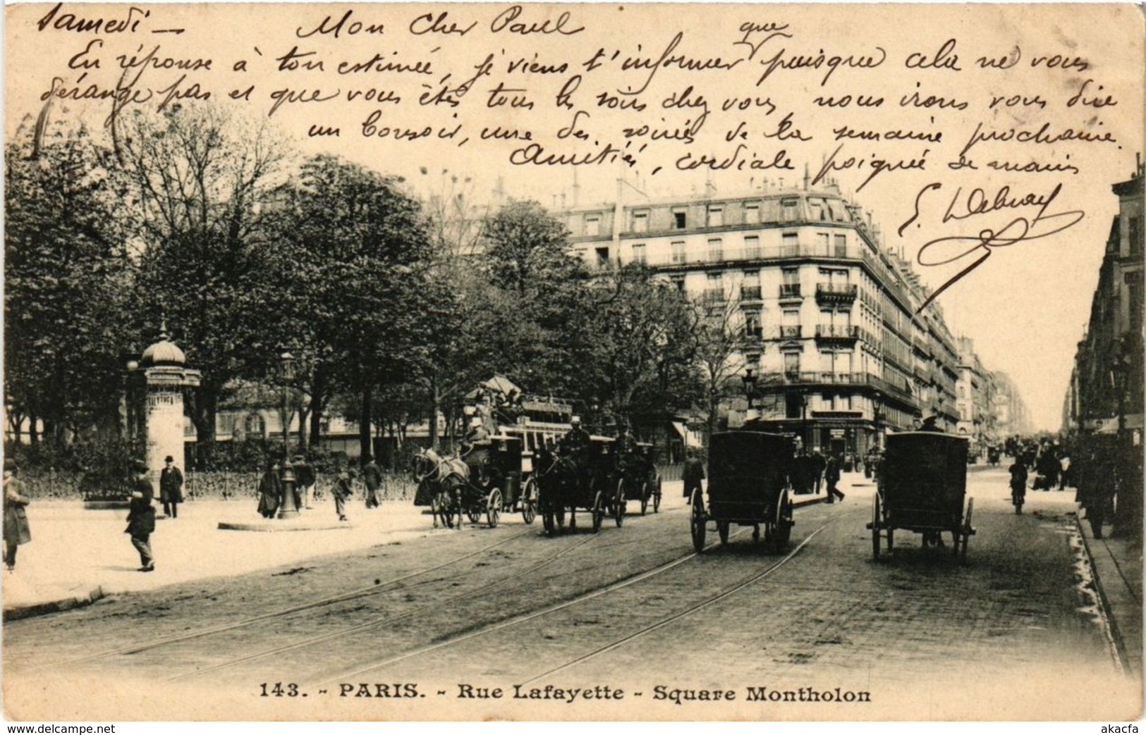 CPA Paris 9e - Rue Lafayette (273387)