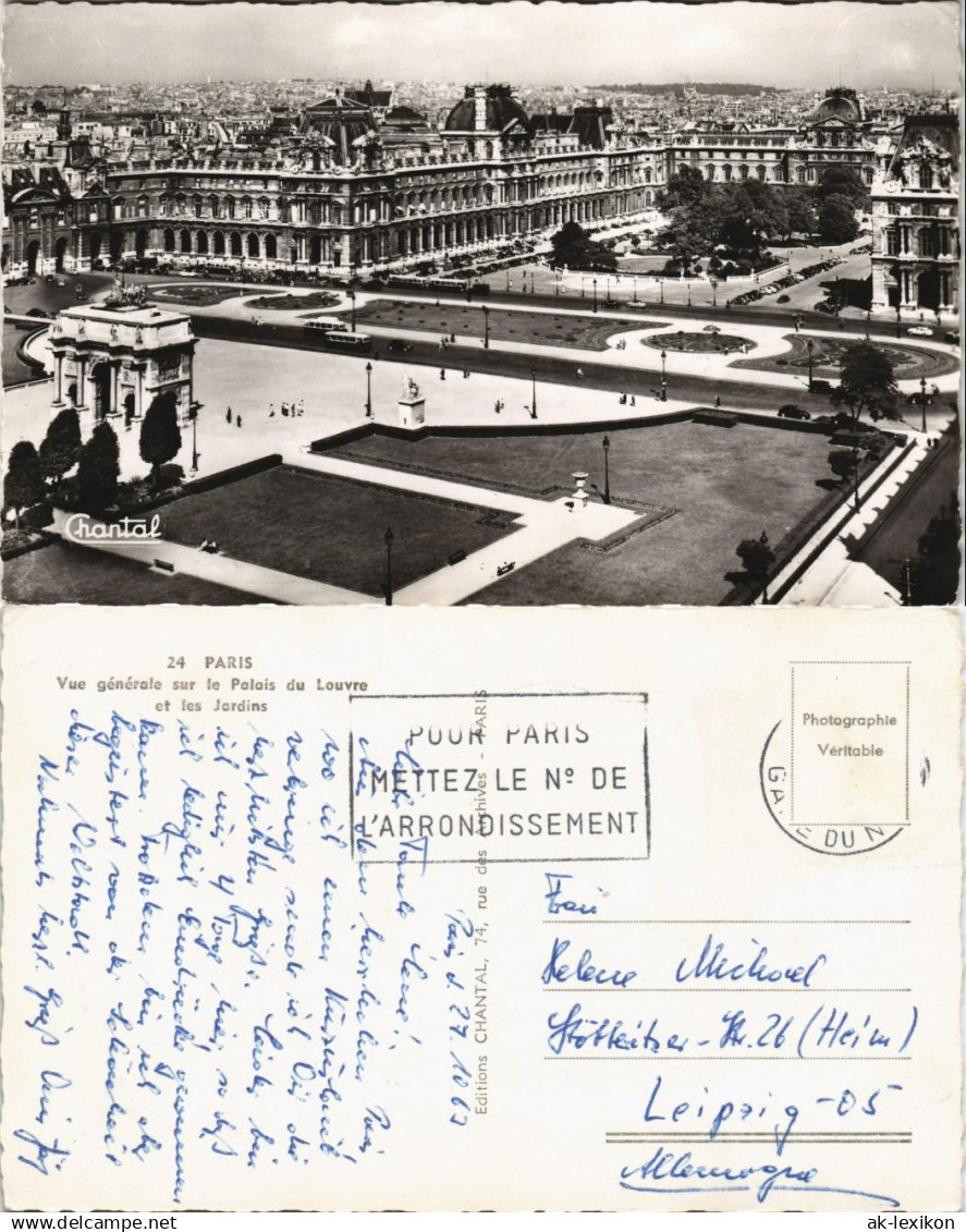 CPA Paris Der Louvre / Palais du Louvre 1962