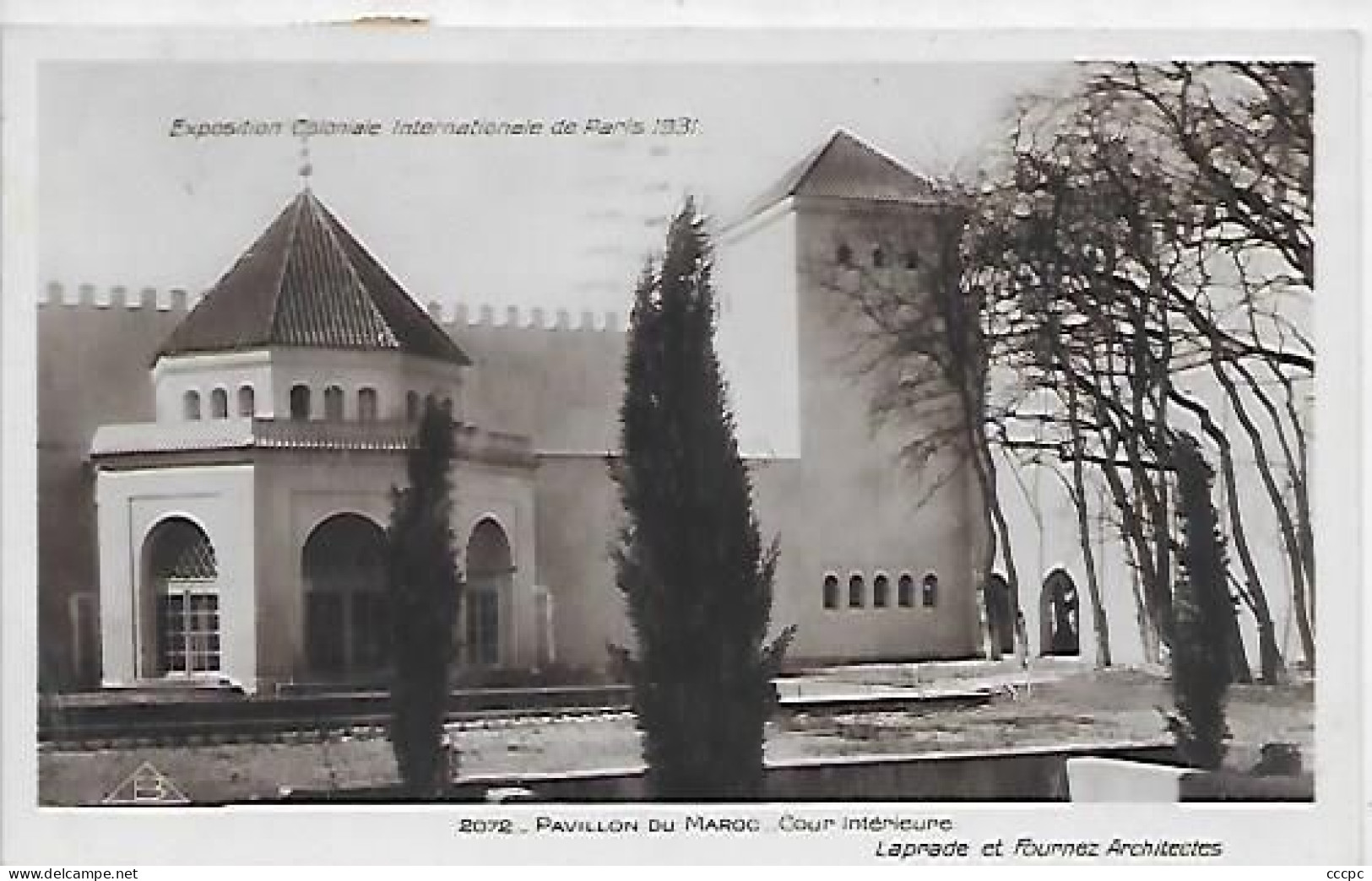 CPA Paris Expositions Coloniale Internationale 1931 - Pavillon du Maroc Cour intérieure