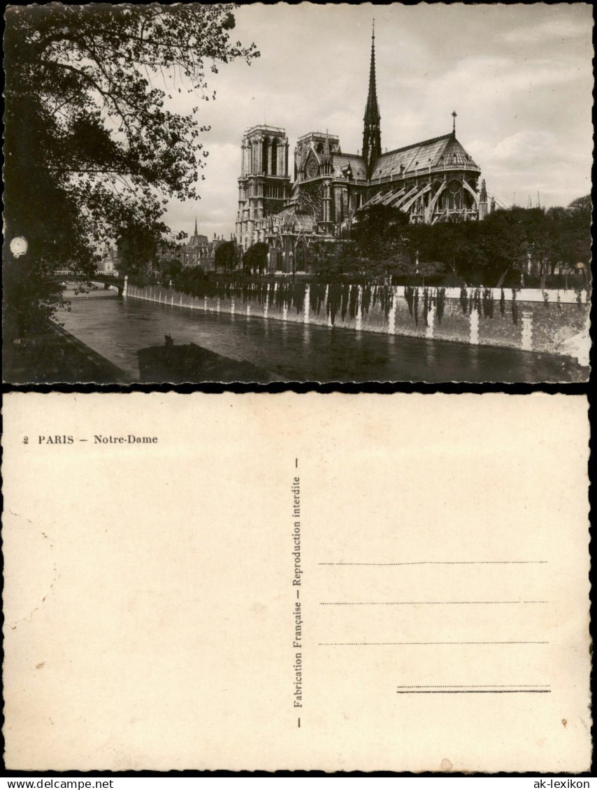 CPA Paris Kathedrale Notre-Dame de Paris 1962