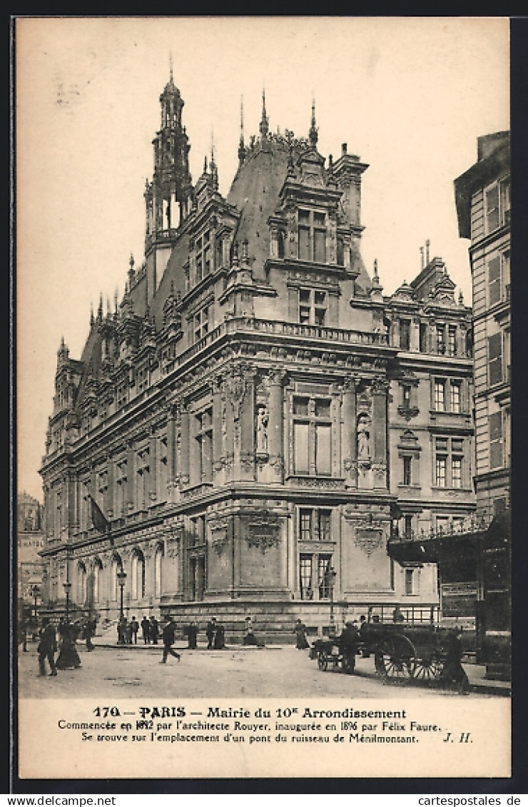 CPA Paris, Mairie du 10. Arrondissement